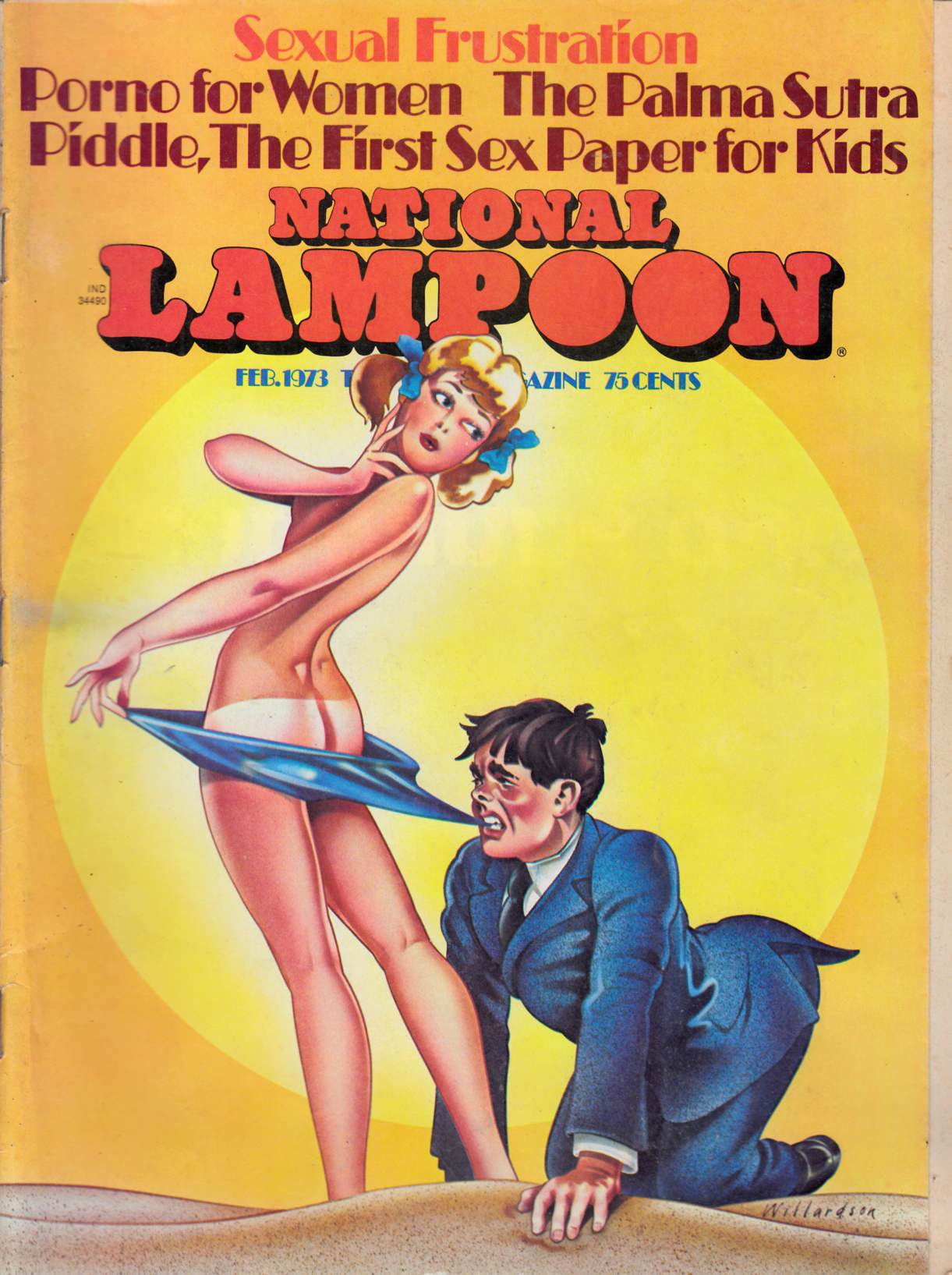 National Lampoon February 1973 Good (2.0) [National Lampoon Magazine] THUMBNAIL