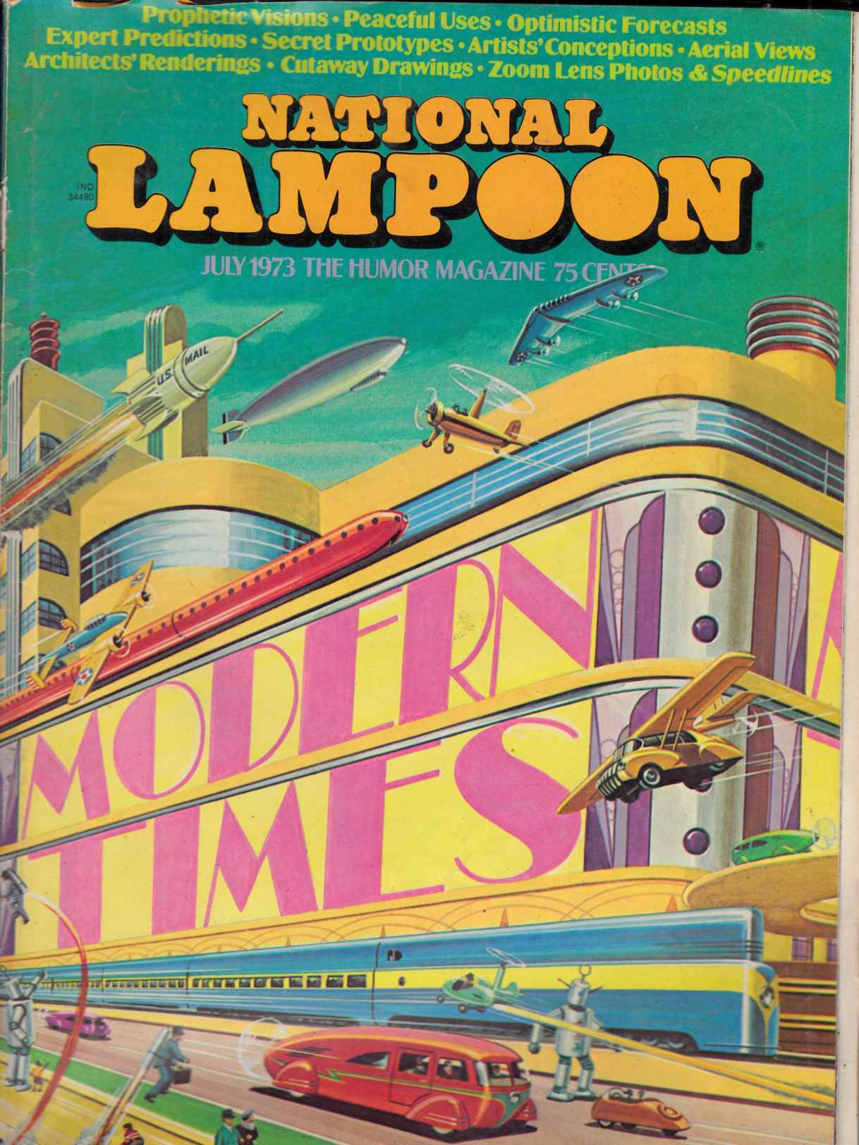 National Lampoon July 1973 Good (2.0) [National Lampoon Magazine] LARGE