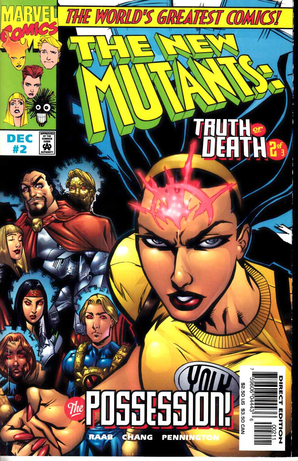 New Mutants Truth or Death #2 Near Mint (9.4) [Marvel Comic] THUMBNAIL