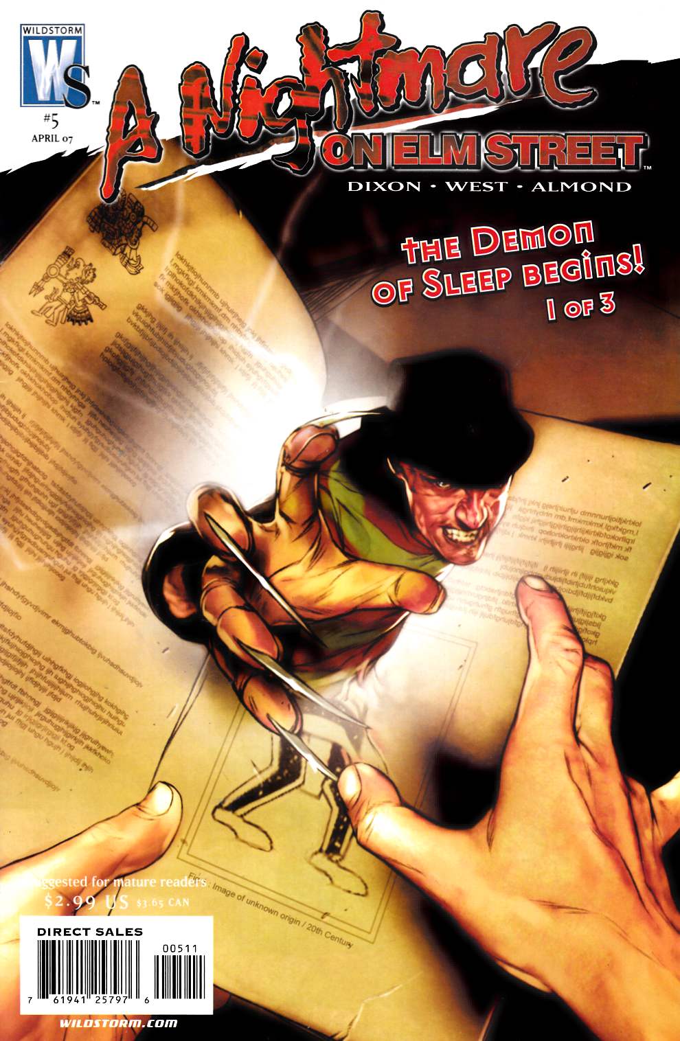 Nightmare on Elm Street #5 Very Fine (8.0) [DC Comic] LARGE
