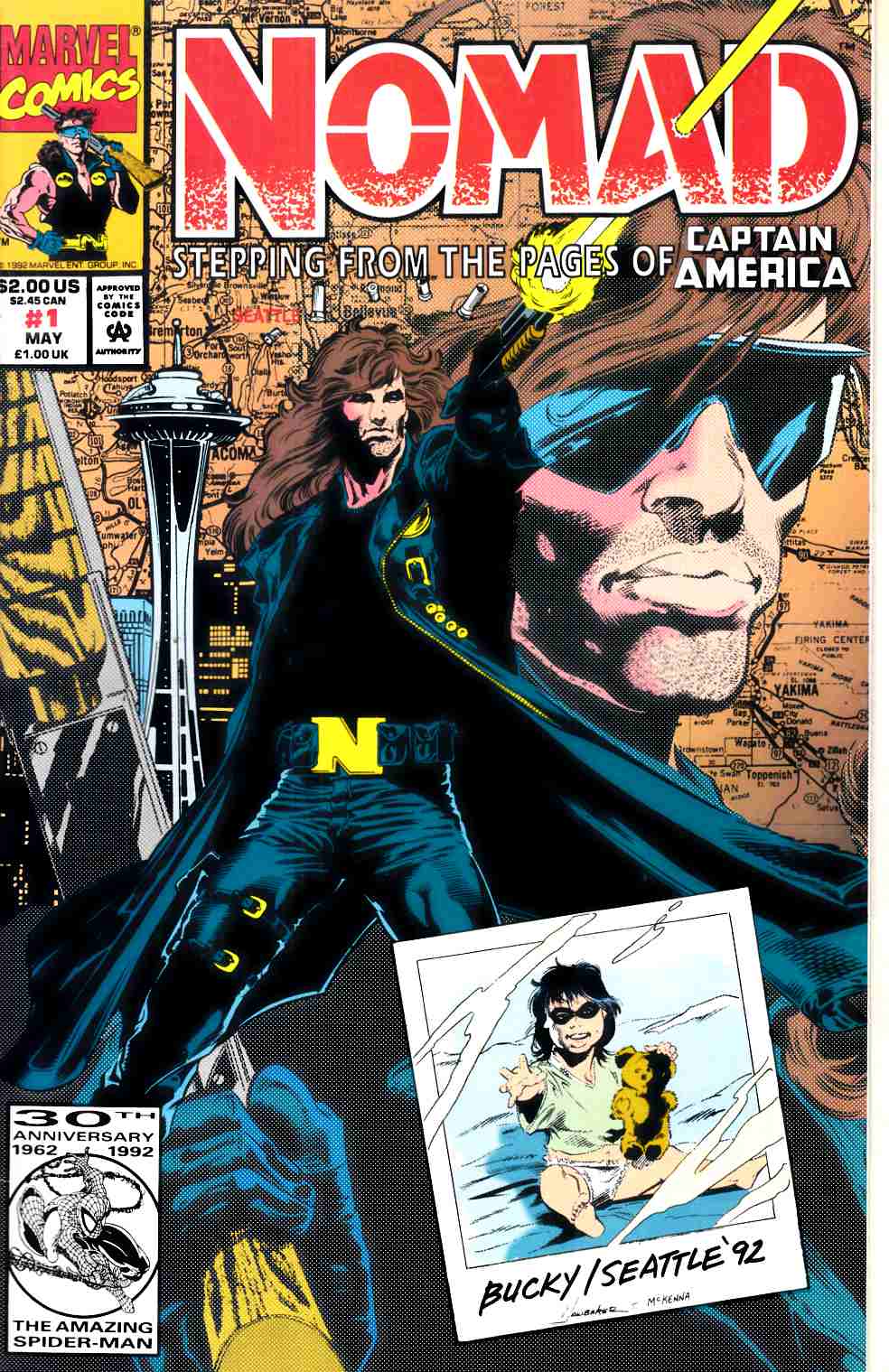 Nomad #1 Near Mint Minus (9.2) [Marvel Comic] THUMBNAIL