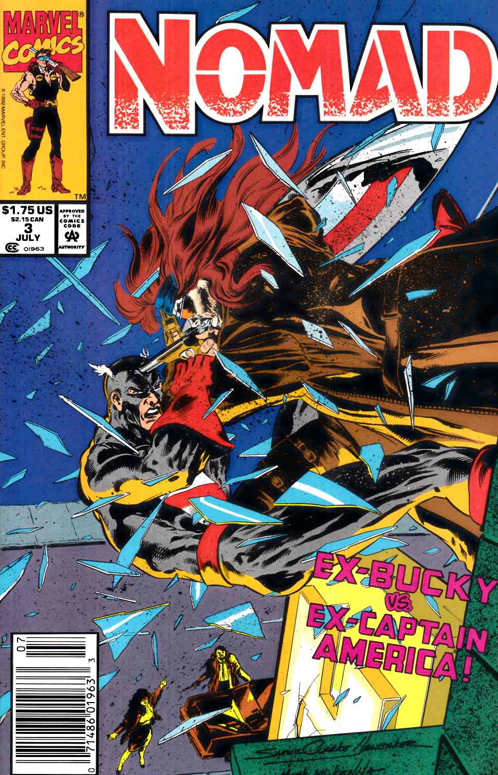 Nomad #3 Newsstand Edition Near Mint (9.4) [Marvel Comic] THUMBNAIL