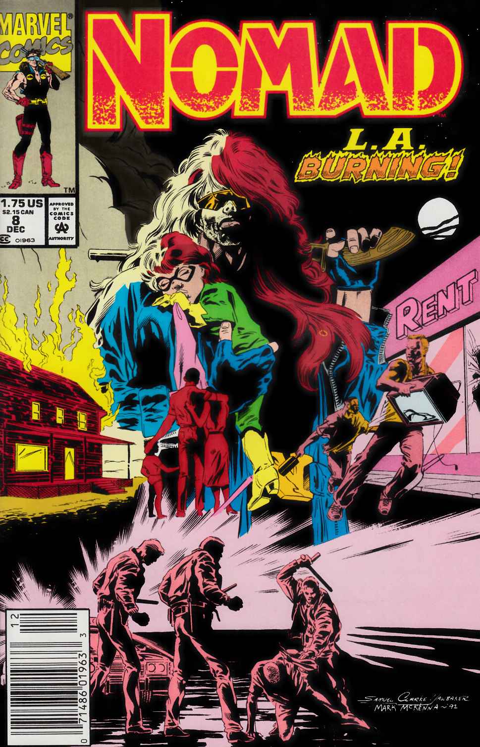 Nomad #8 Newsstand Edition Very Fine (8.0) [Marvel Comic] LARGE