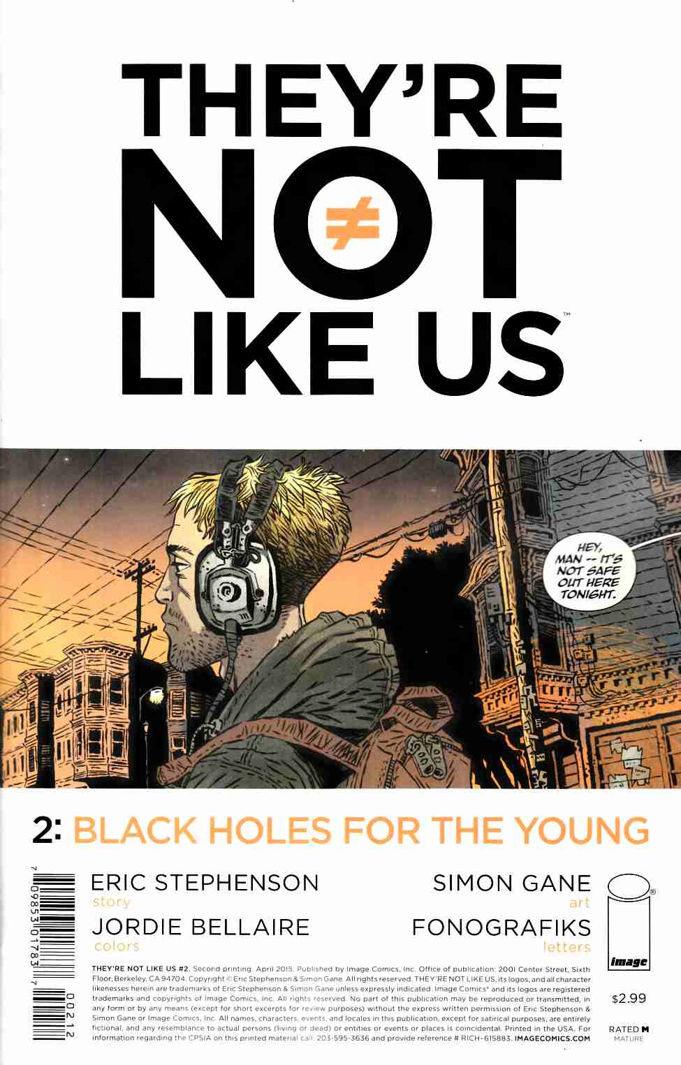 They're Not Like Us #2 Second Printing [Image Comic] THUMBNAIL