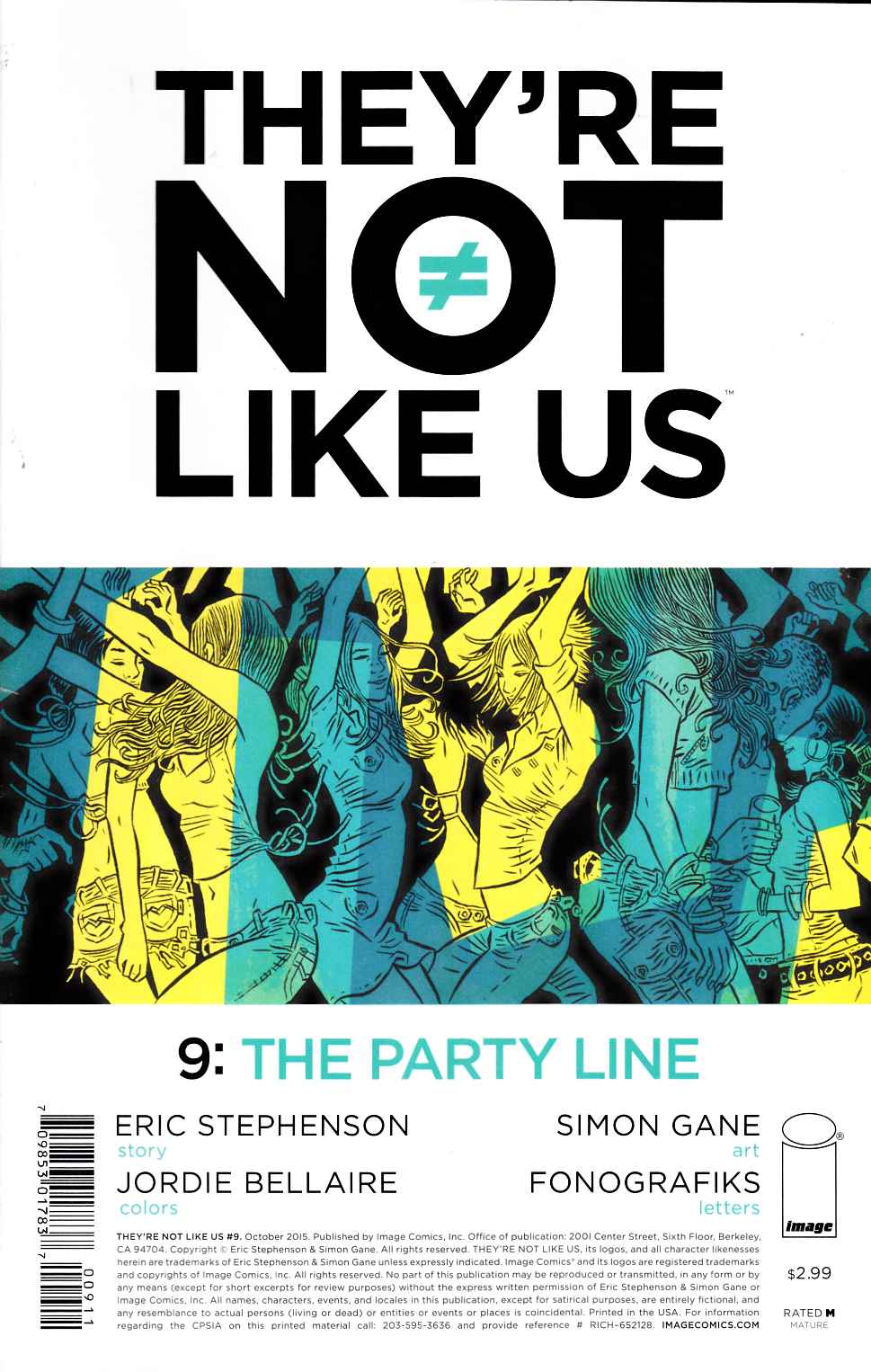Theyre Not Like Us #9 [Image Comic] THUMBNAIL