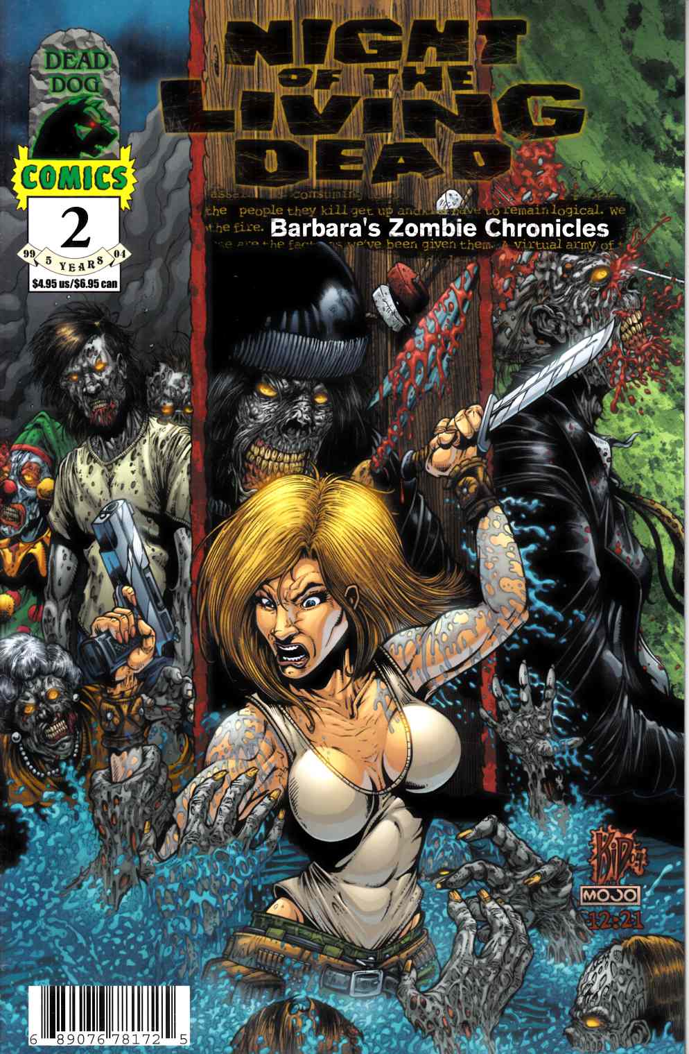 Night Of The Living Dead Barbara's Zombie Chronicles #2 Very Fine (8.0) [Dead Dog Comic] THUMBNAIL