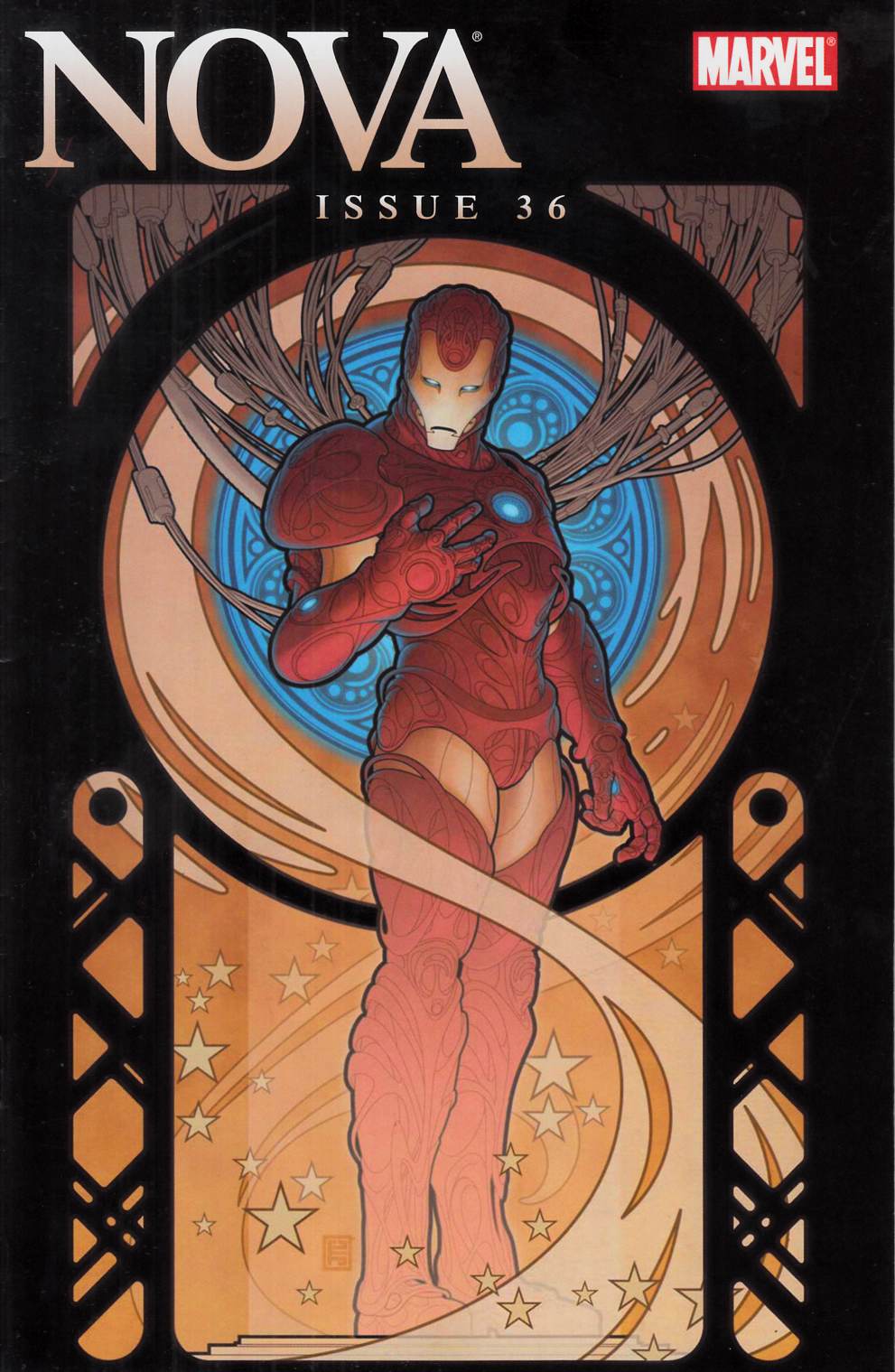 Nova #36 Iron Man Design Variant Cover Fine (6.0) [Marvel Comic] LARGE