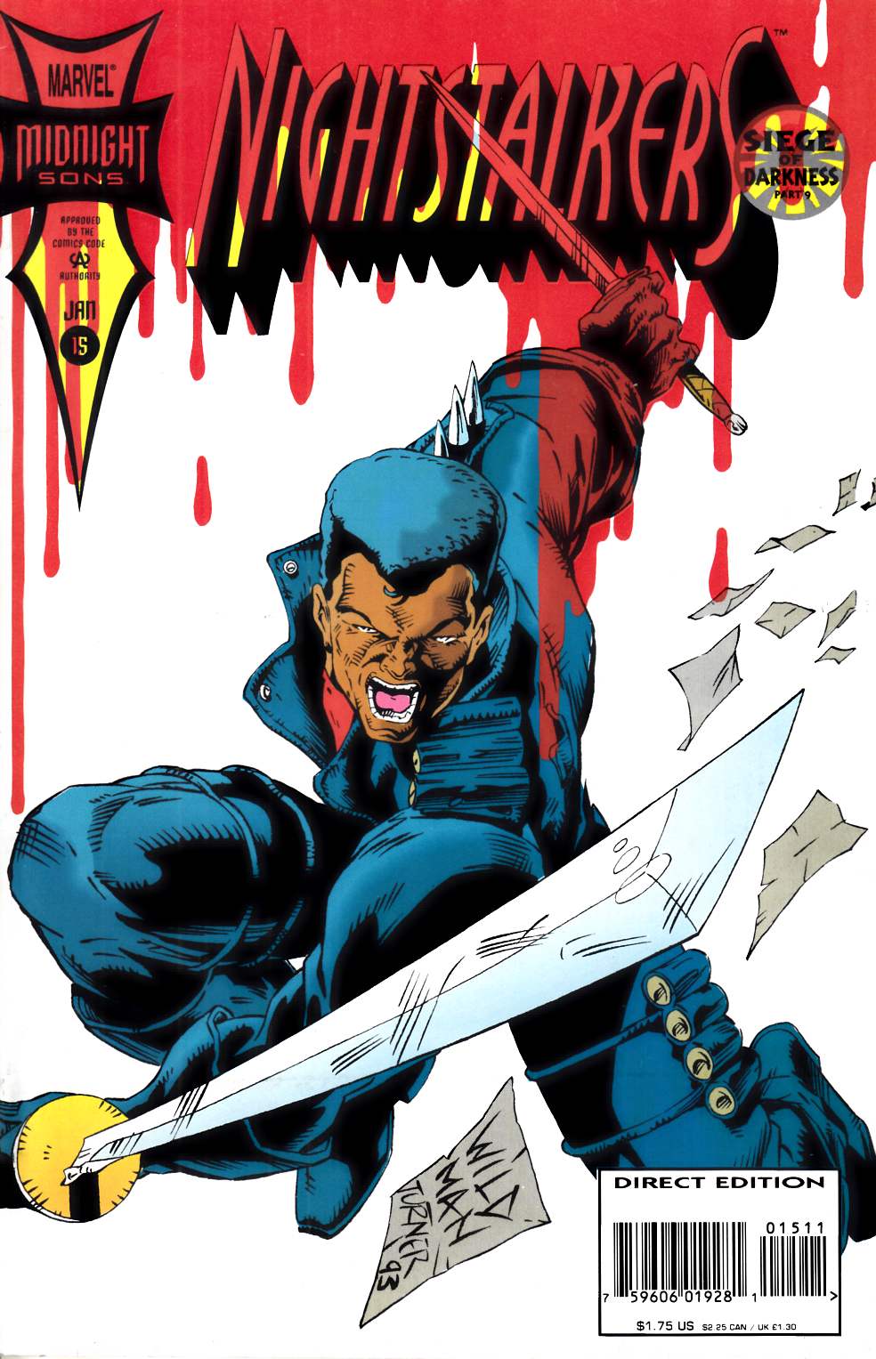 Nightstalkers #15 Fine (6.0) [Marvel Comic] THUMBNAIL
