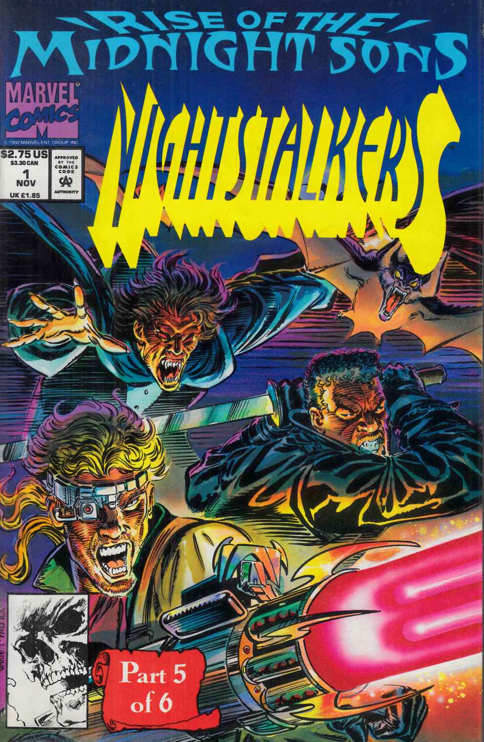Nightstalkers #1 Fine (6.0) [Marvel Comic] LARGE
