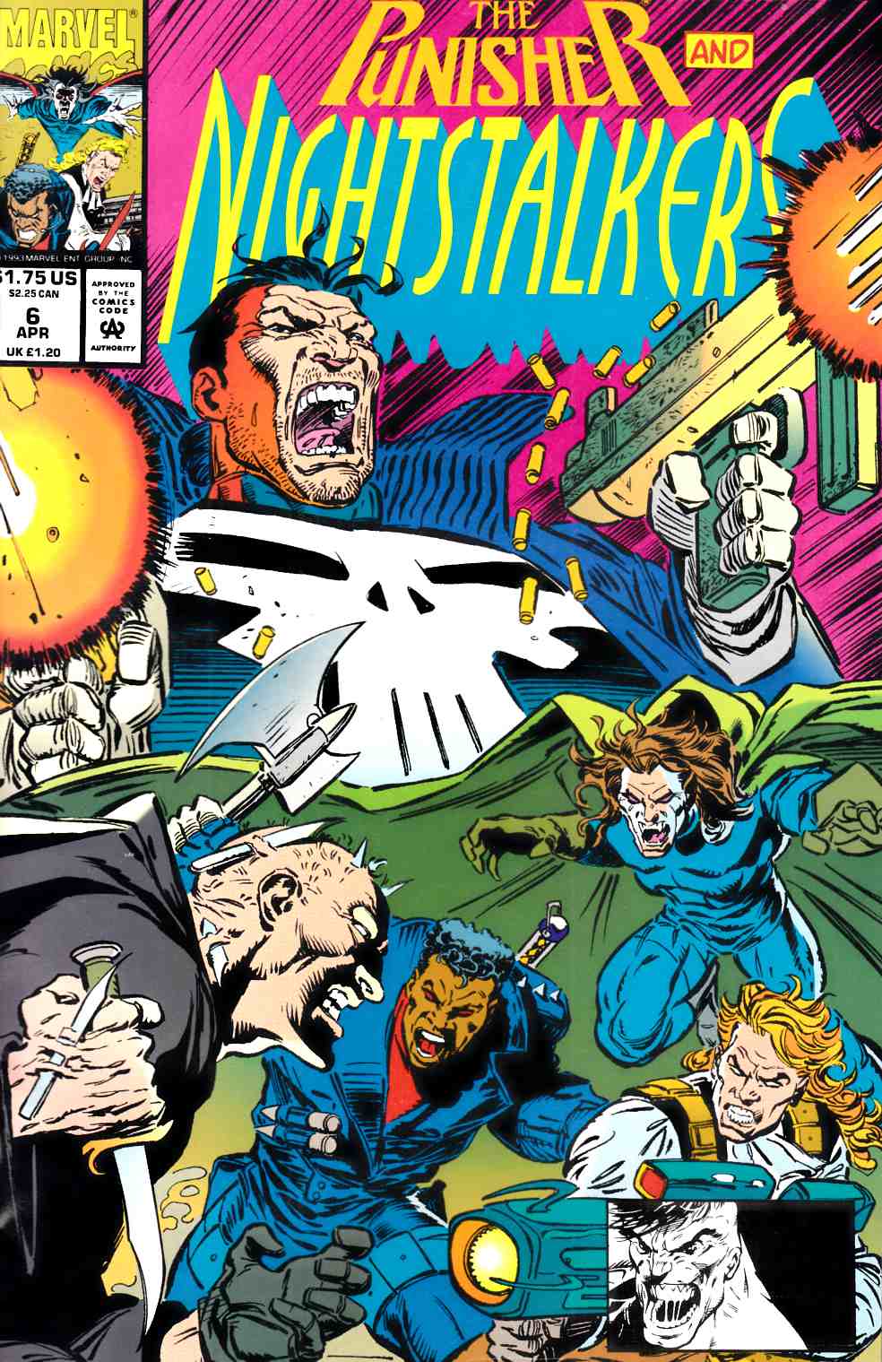 Nightstalkers #6 Fine (6.0) [Marvel Comic] LARGE