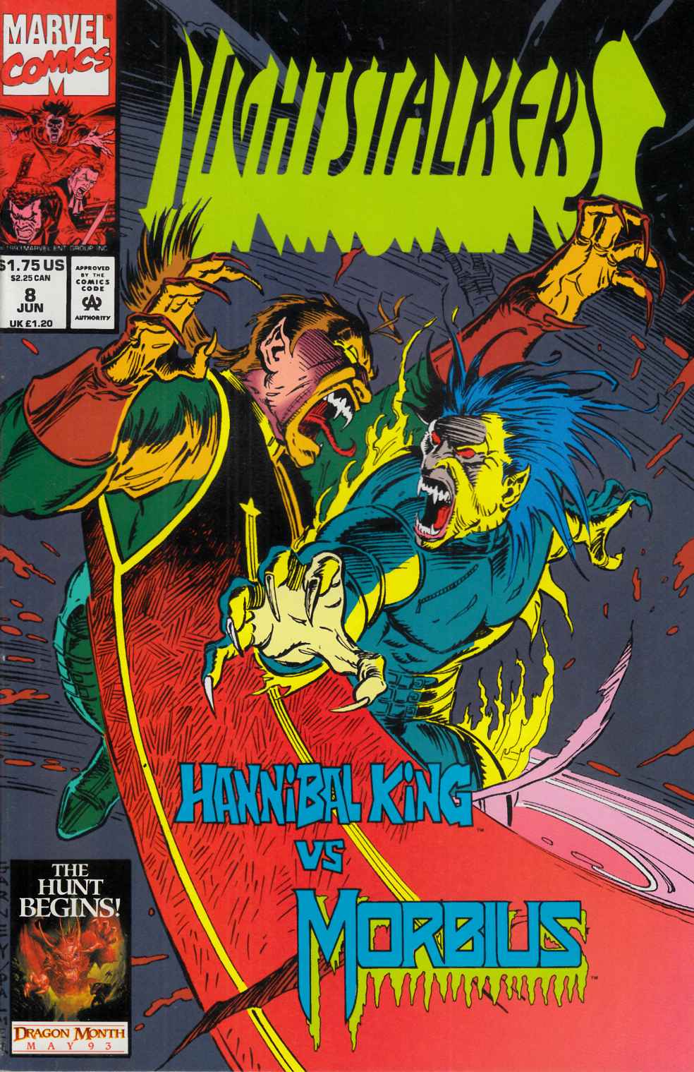 Nightstalkers #8 Near Mint (9.4) [Marvel Comic] LARGE