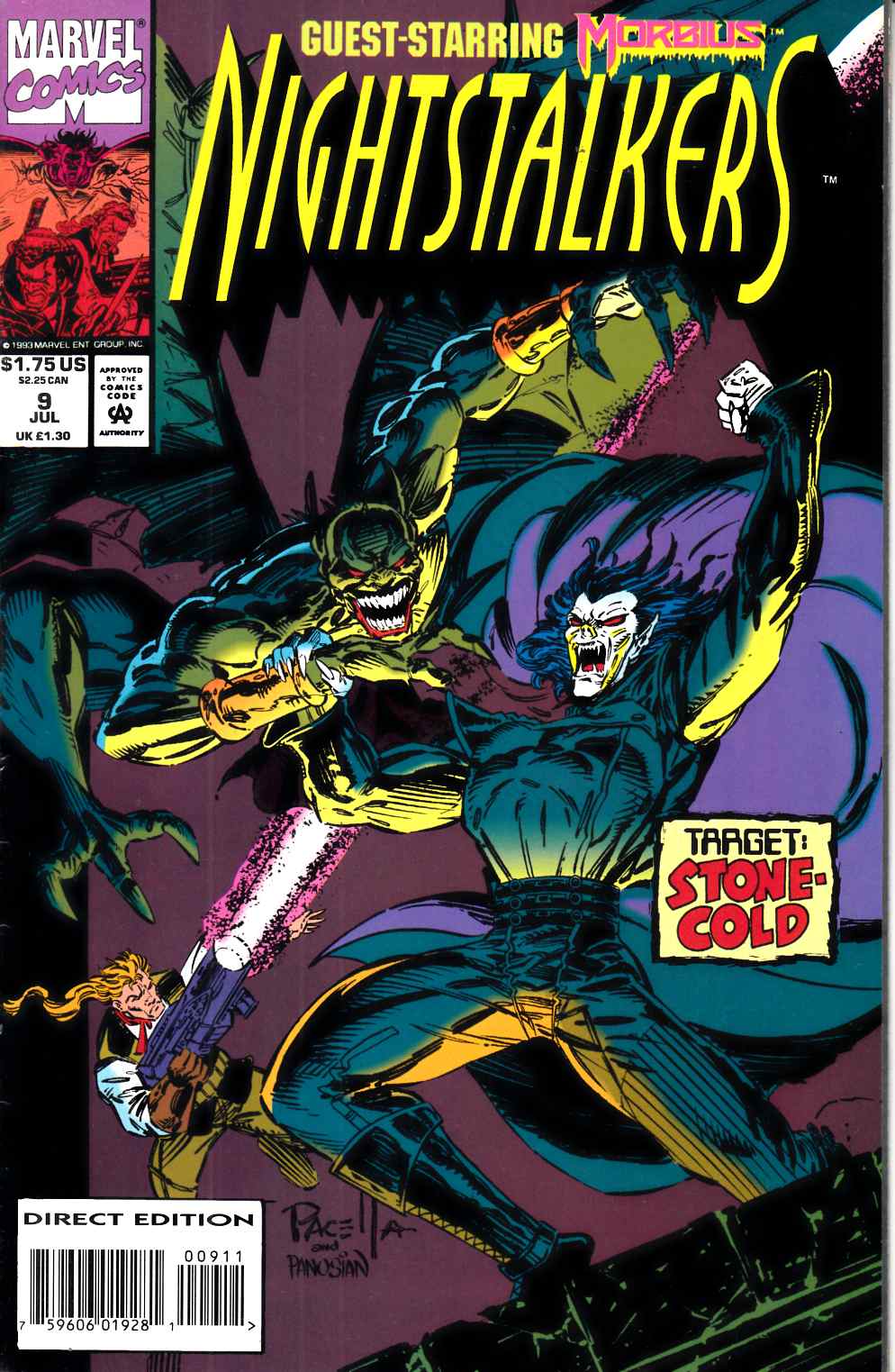 Nightstalkers #9 Fine (6.0) [Marvel Comic] THUMBNAIL