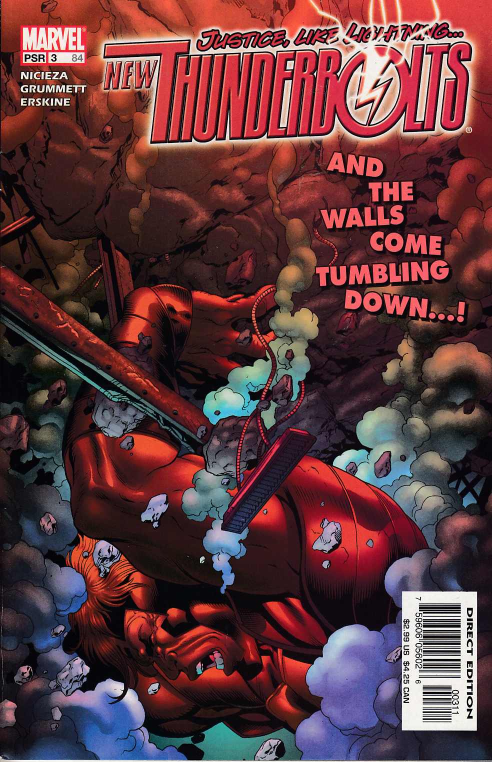 New Thunderbolts #3 Very Fine (8.0) [Marvel Comic] THUMBNAIL