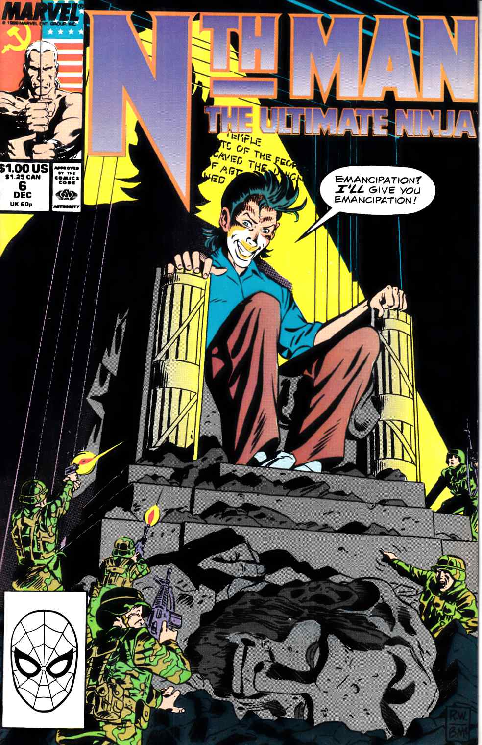 Nth Man the Ultimate Ninja #6 Near Mint (9.4) [Marvel Comic] LARGE