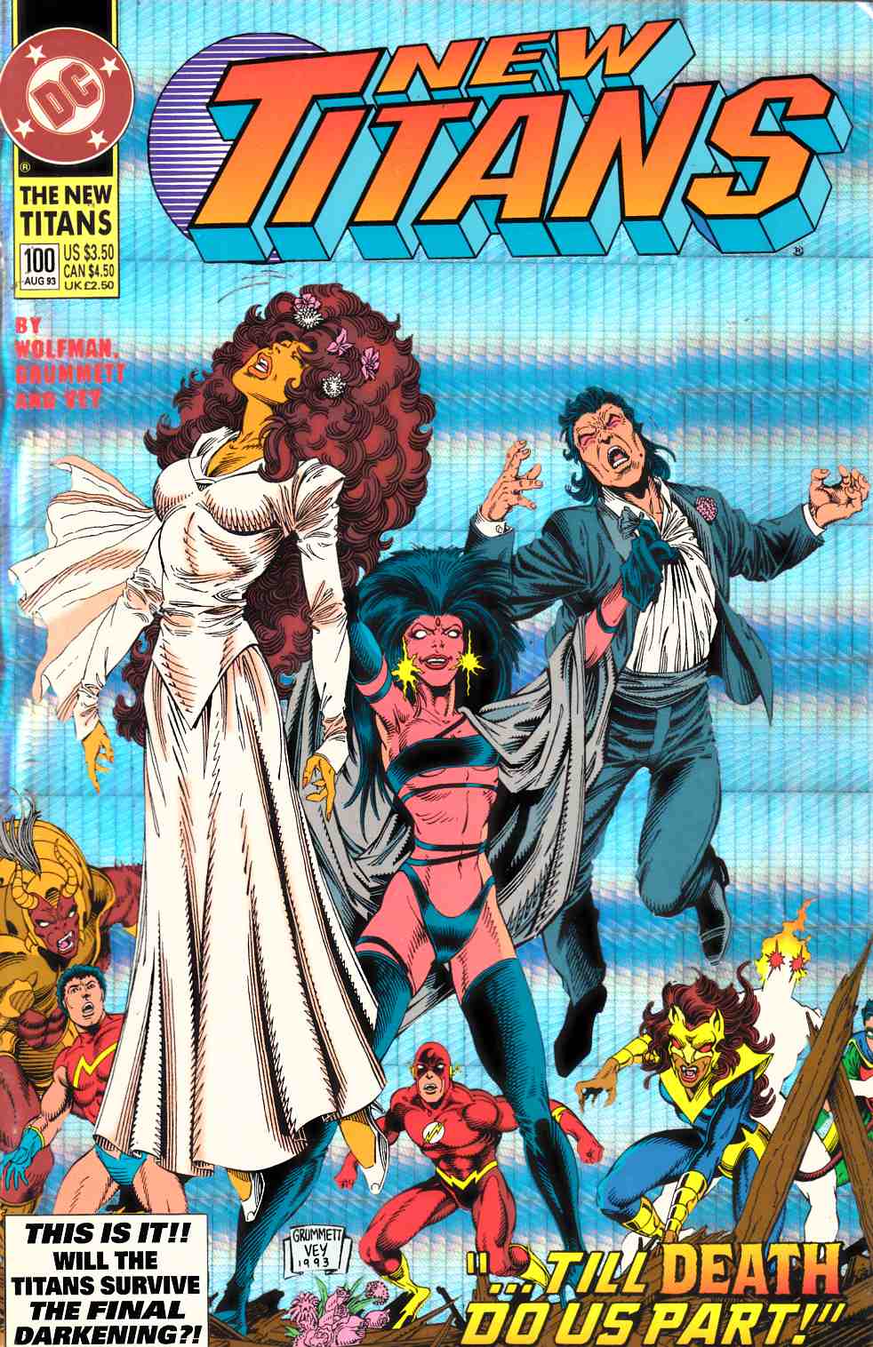New Teen Titans #100 Near Mint (9.4) [DC Comic] LARGE