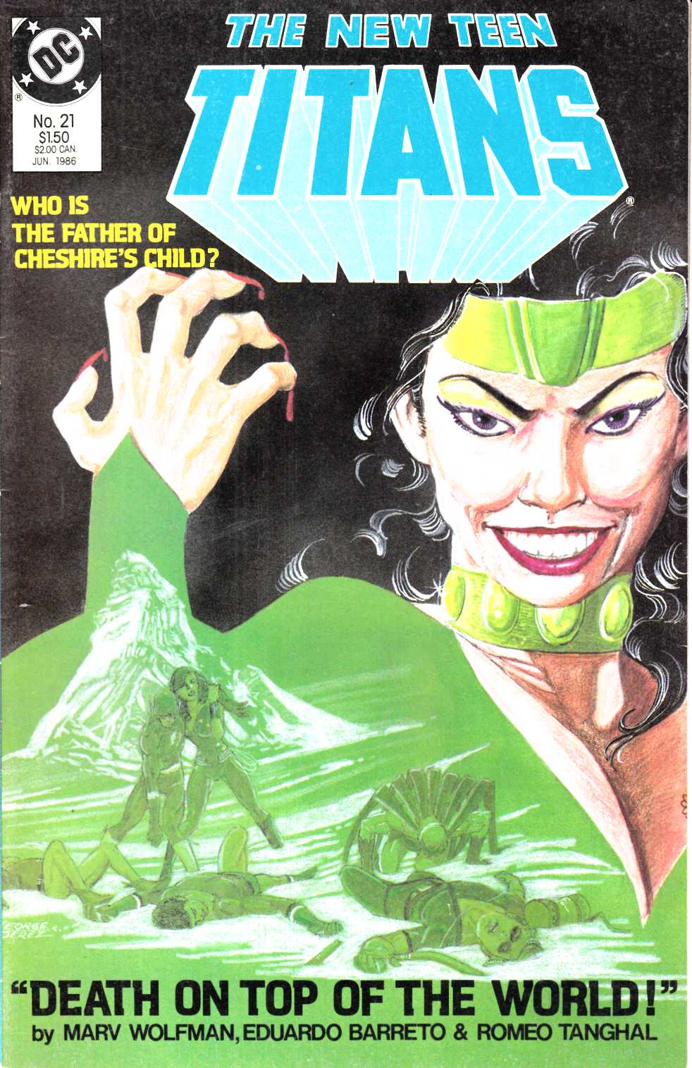 New Teen Titans #21 Very Fine (8.0) [DC Comic] THUMBNAIL