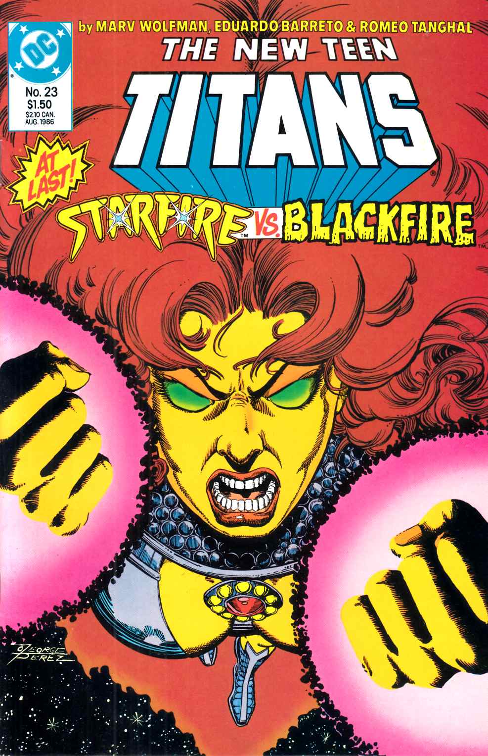 New Teen Titans #23 Near Mint (9.4) [DC Comic] THUMBNAIL