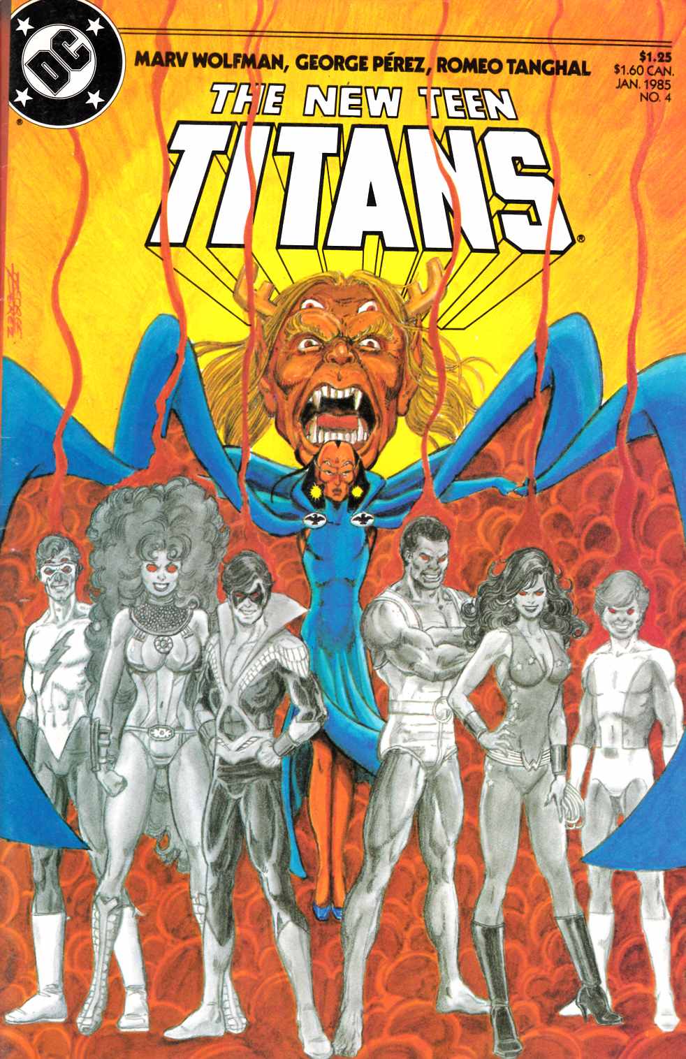 New Teen Titans #4 Very Fine (8.0) [DC Comic] LARGE