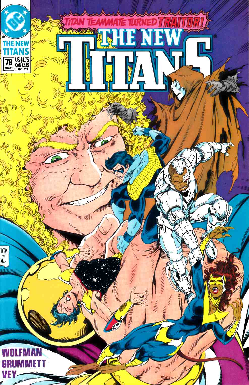 New Teen Titans #78 Near Mint (9.4) [DC Comic] THUMBNAIL