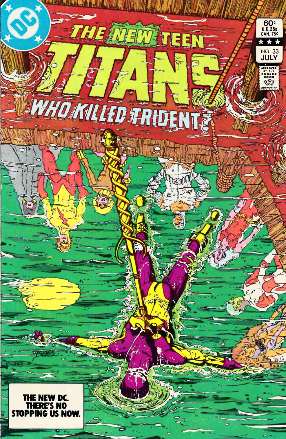 New Teen Titans #33 Very Fine (8.0) [DC Comic] LARGE