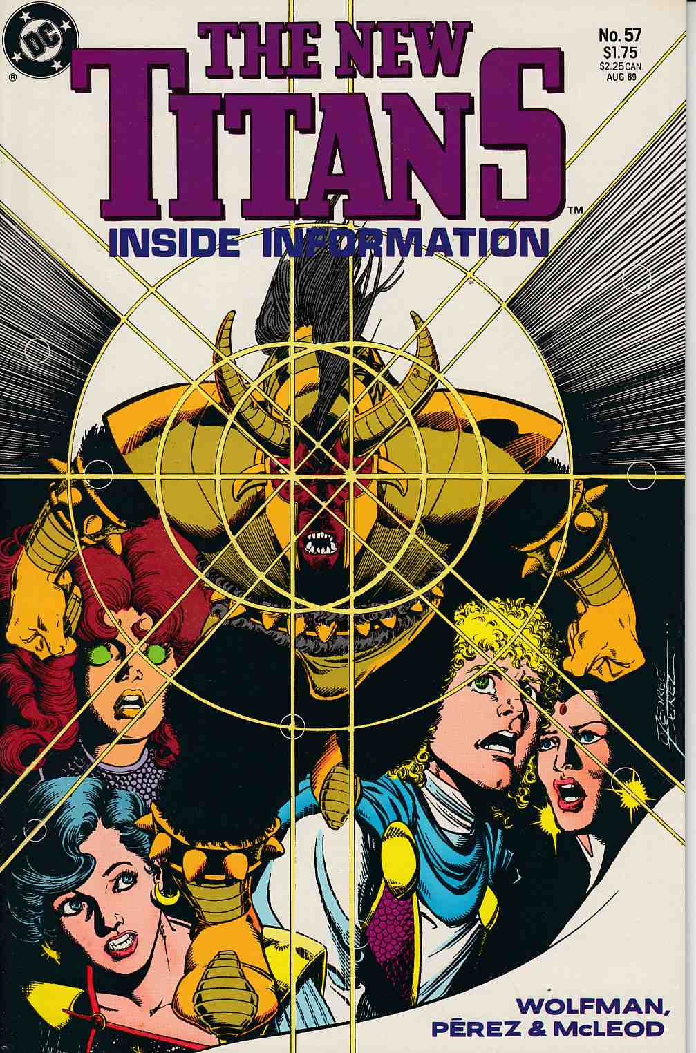 New Teen Titans #57 Near Mint (9.4) [DC Comic] LARGE