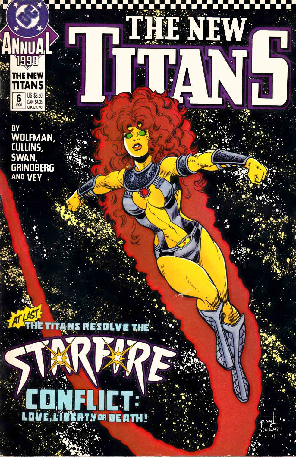 New Teen Titans Annual #6 Fine (6.0) [DC Comic] THUMBNAIL