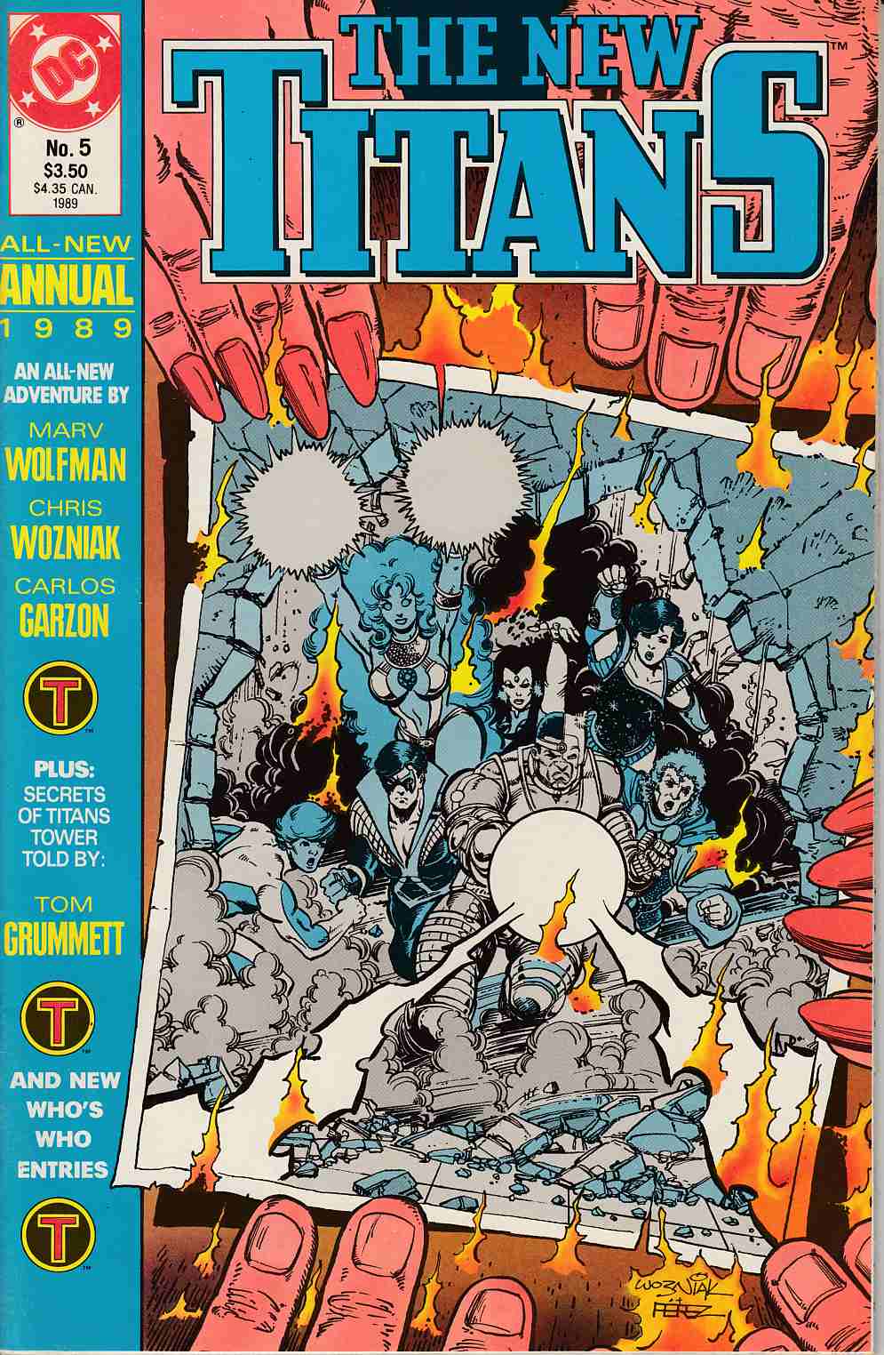 New Teen Titans Annual #5 Near Mint (9.4) [DC Comic] THUMBNAIL