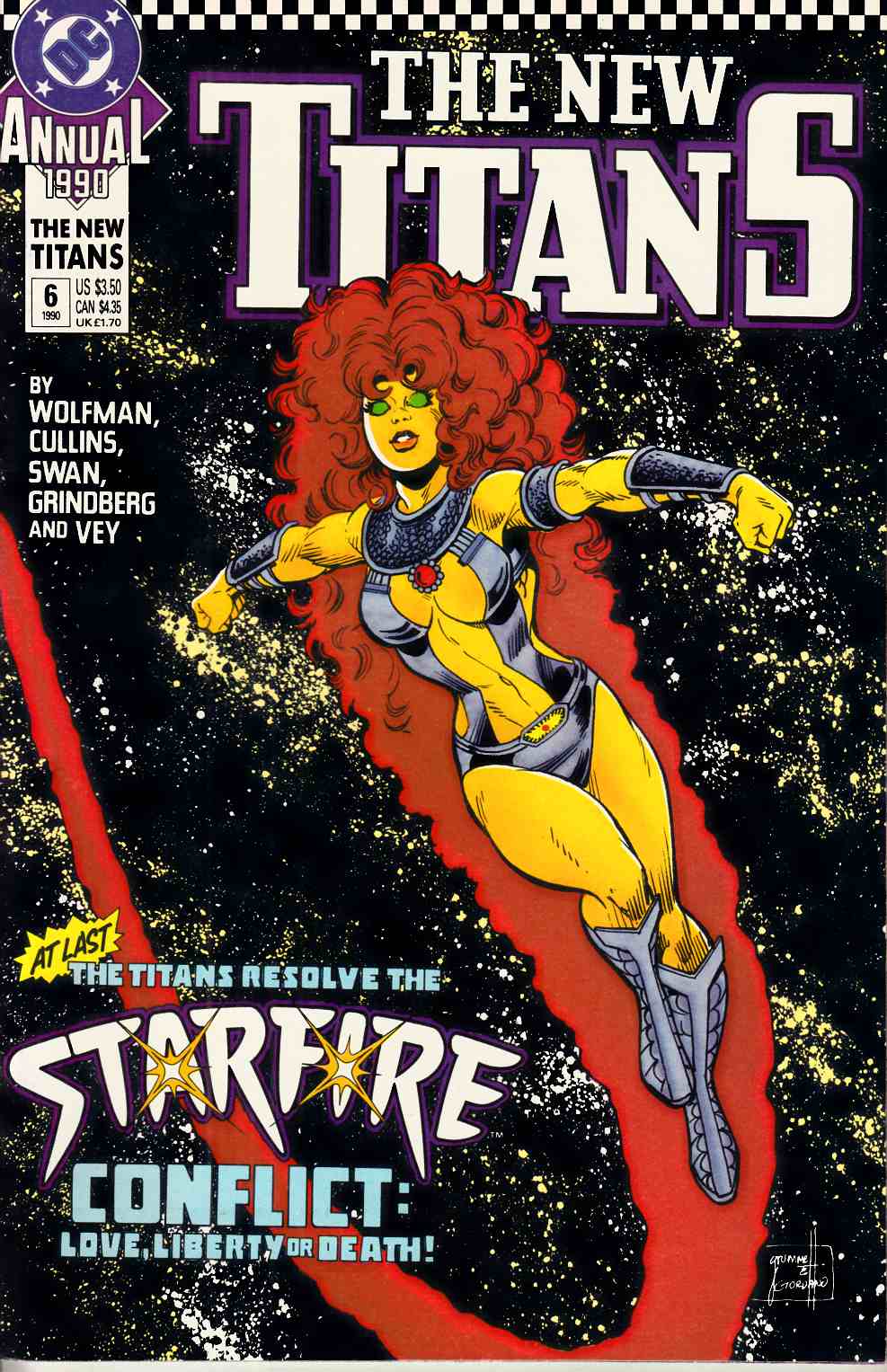New Teen Titans Annual #6 Near Mint (9.4) [DC Comic] LARGE