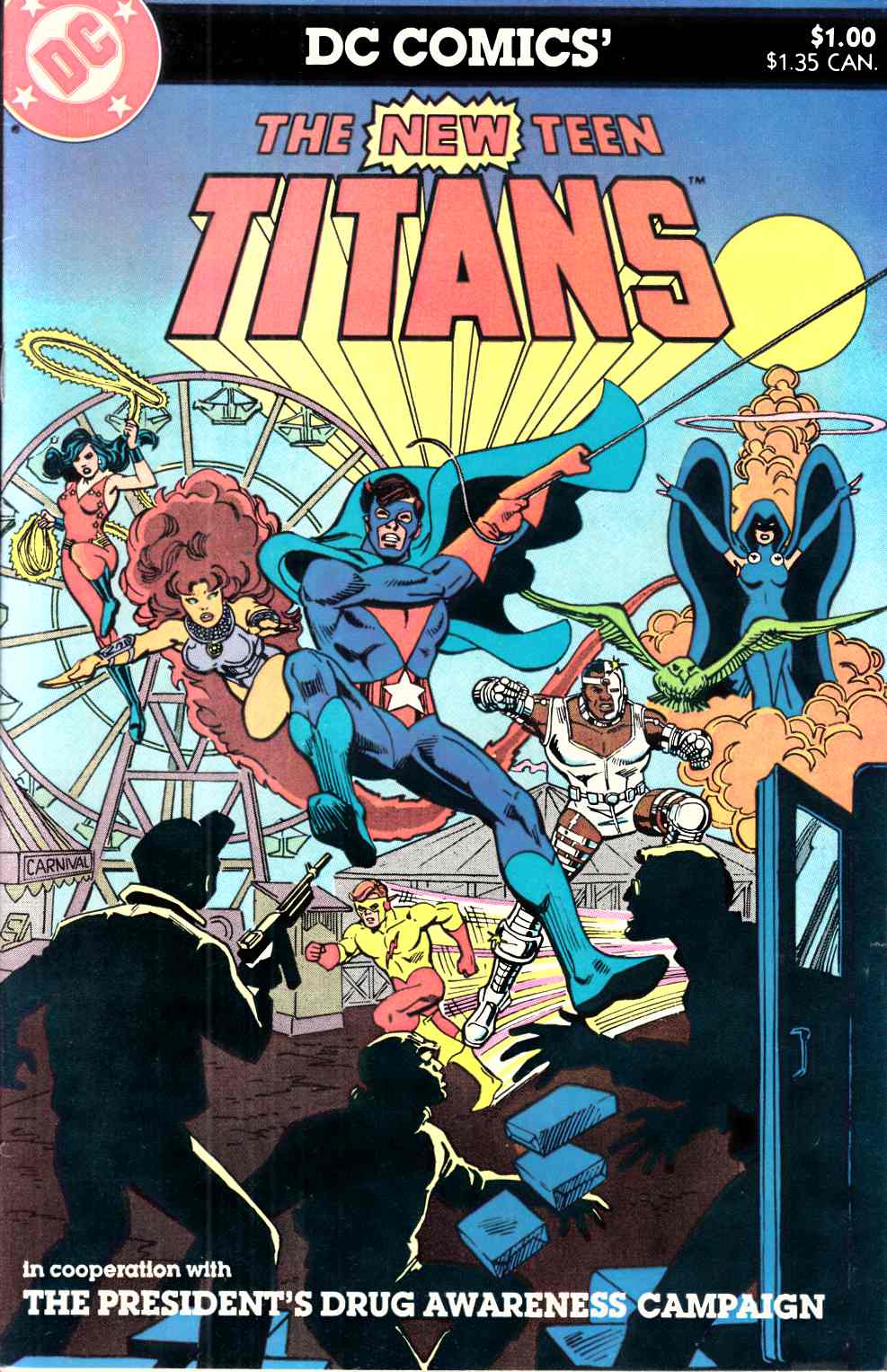 New Teen Titans Drug Awareness #1 Price Variant Very Fine (8.0) [Marvel Comic] LARGE