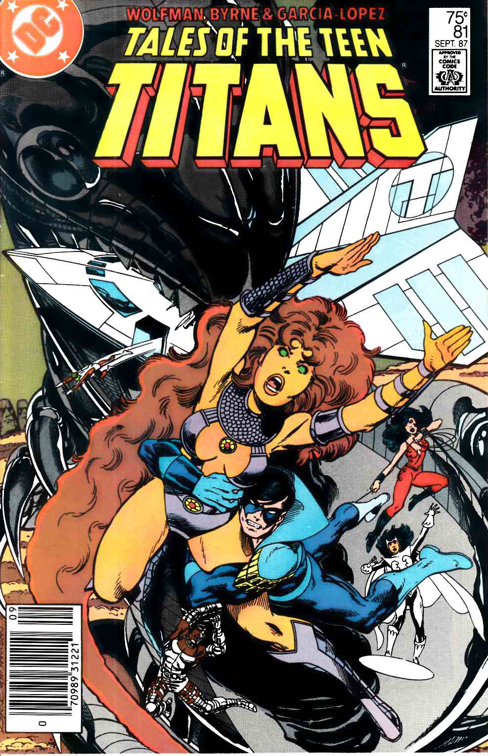 New Teen Titans #81 Newsstand Edition Very Fine (8.0) [DC Comic] THUMBNAIL