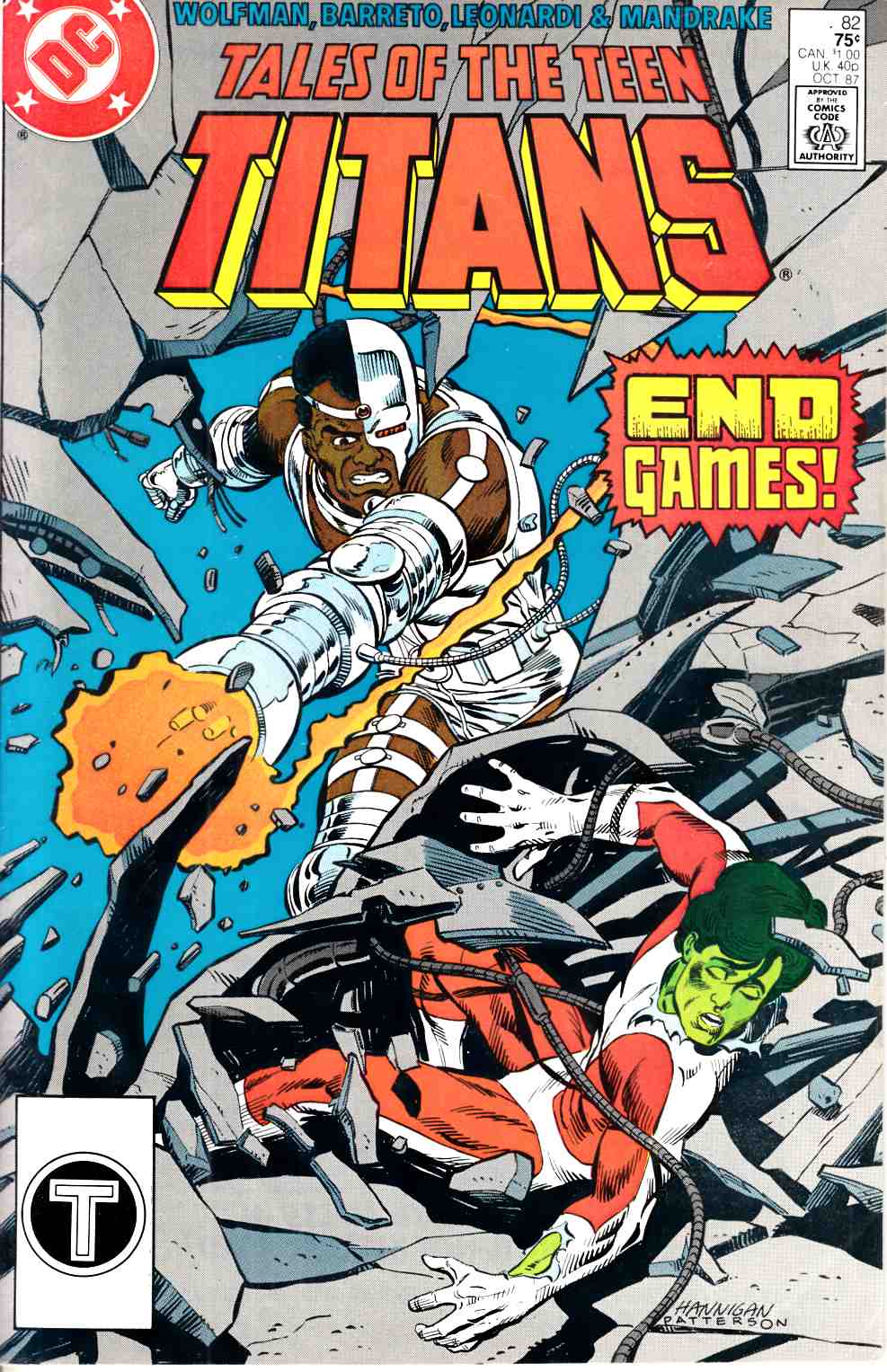 New Teen Titans #82 Very Fine (8.0) [DC Comic] LARGE