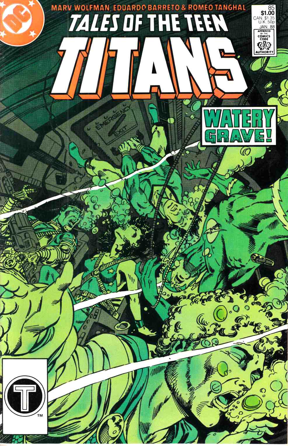 New Teen Titans #85 Very Fine (8.0) [DC Comic] LARGE