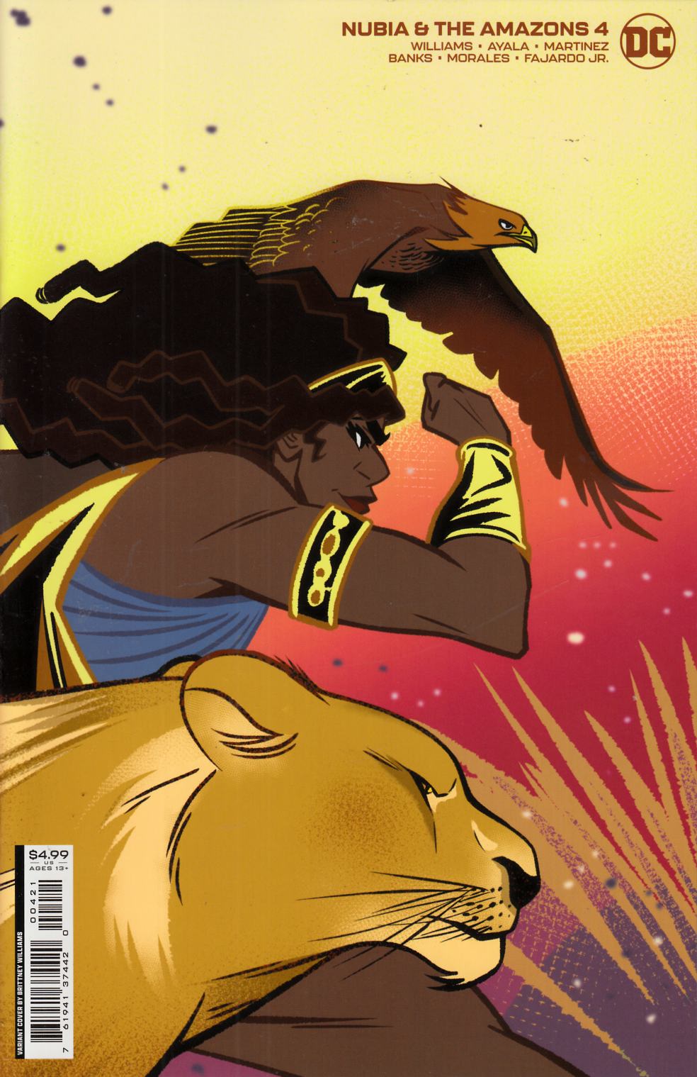 Nubia and the Amazons #4 Williams Variant Cover Near Mint (9.4) [DC Comic] LARGE