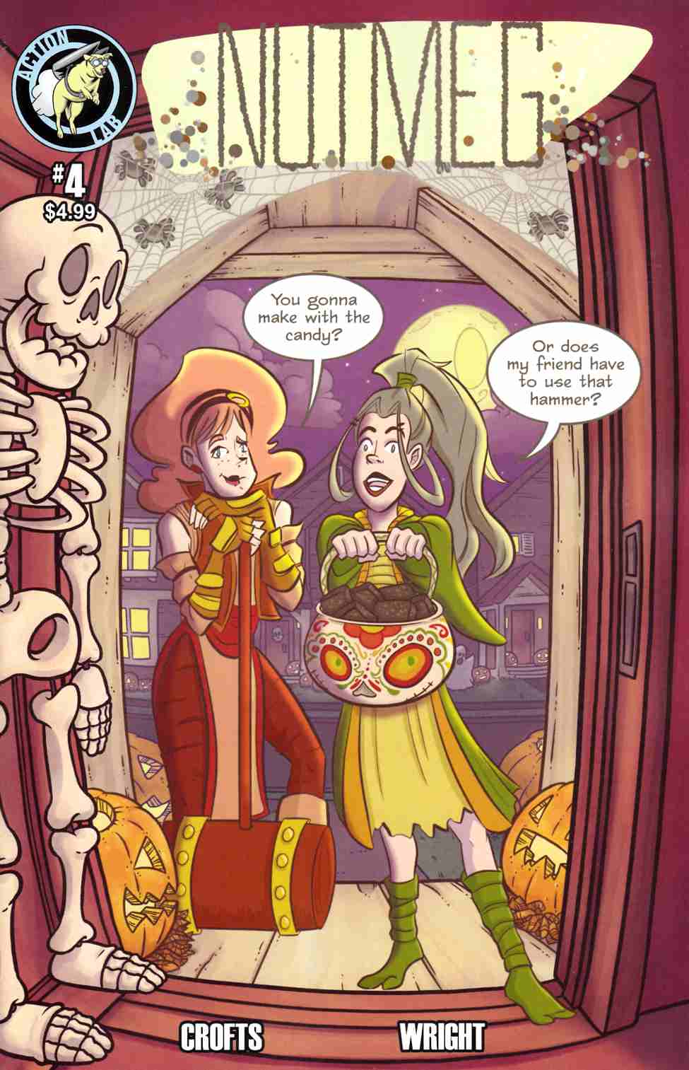 Nutmeg #4 Halloween Variant Cover [Action Lab Comic] LARGE