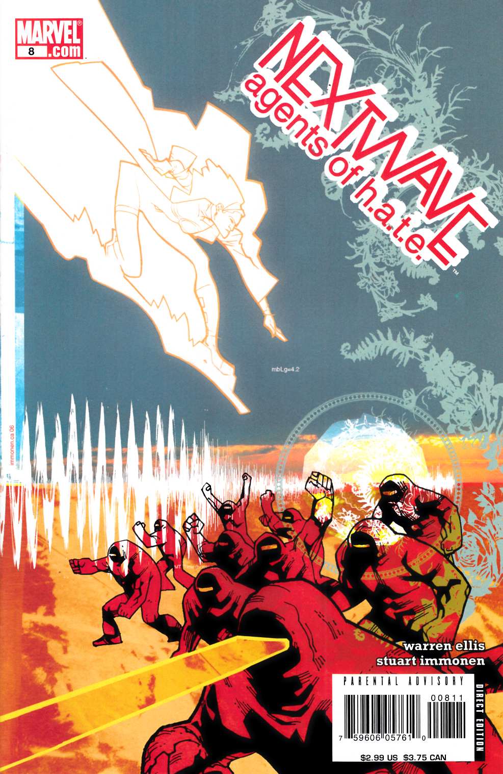 Nextwave Agents of Hate #8 Very Fine (8.0) [Marvel Comic] LARGE