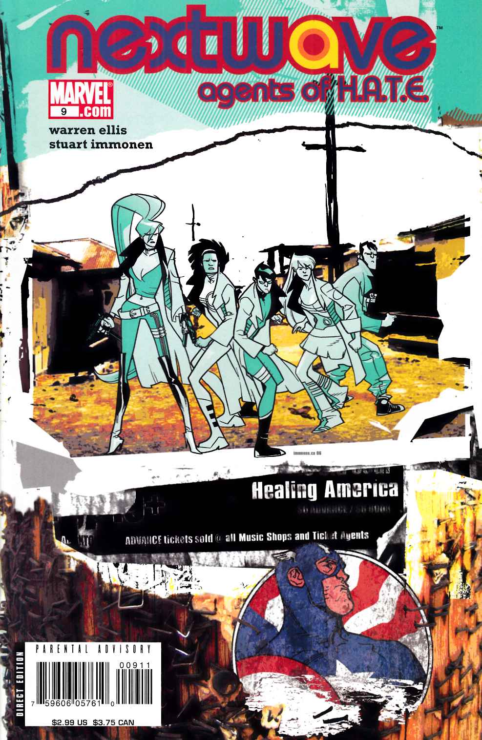 Nextwave Agents of Hate #9 Very Fine (8.0) [Marvel Comic] THUMBNAIL