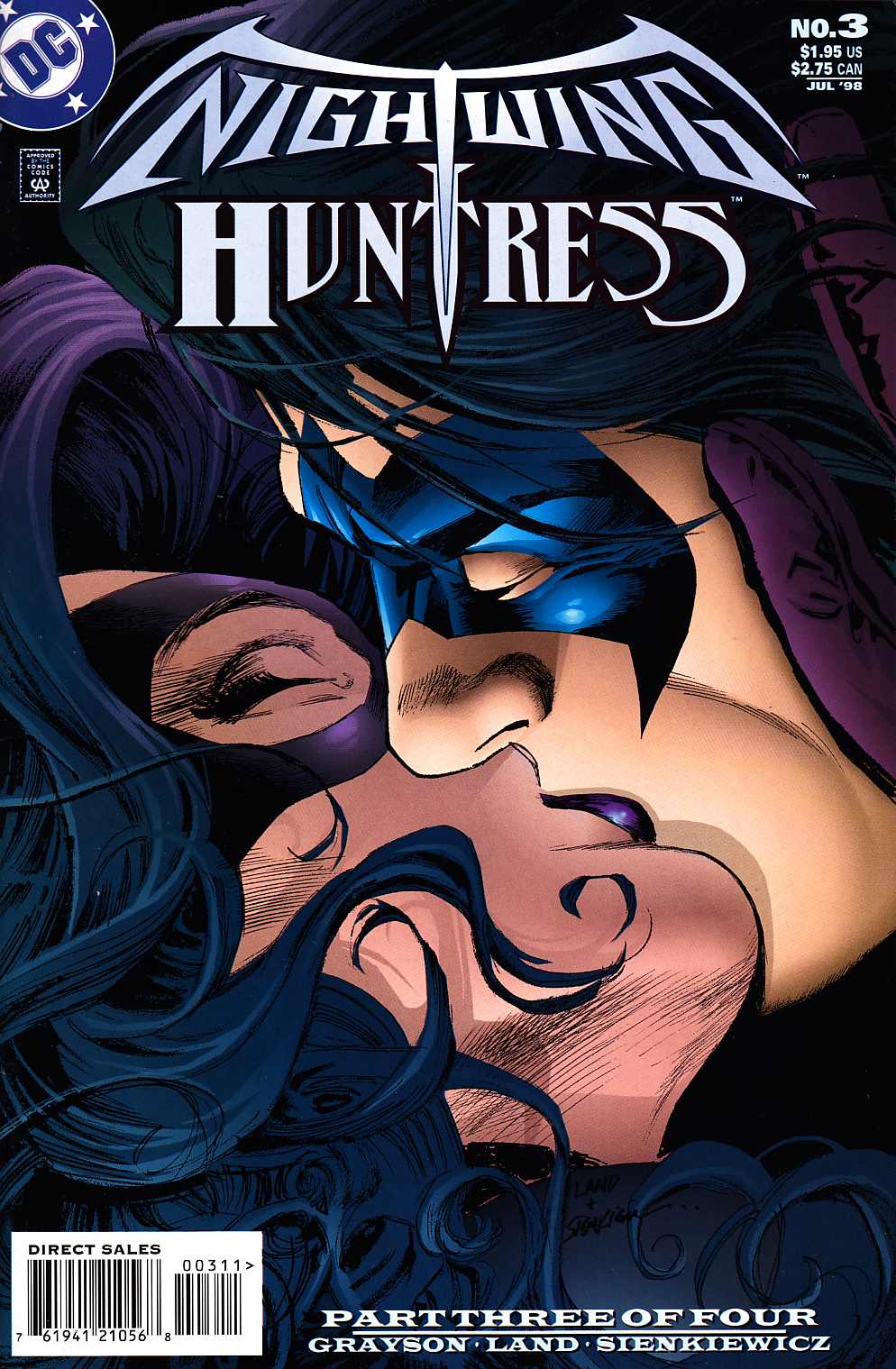 Nightwing And Huntress 3 Dc Comic Dreamlandcomics Com Online Store