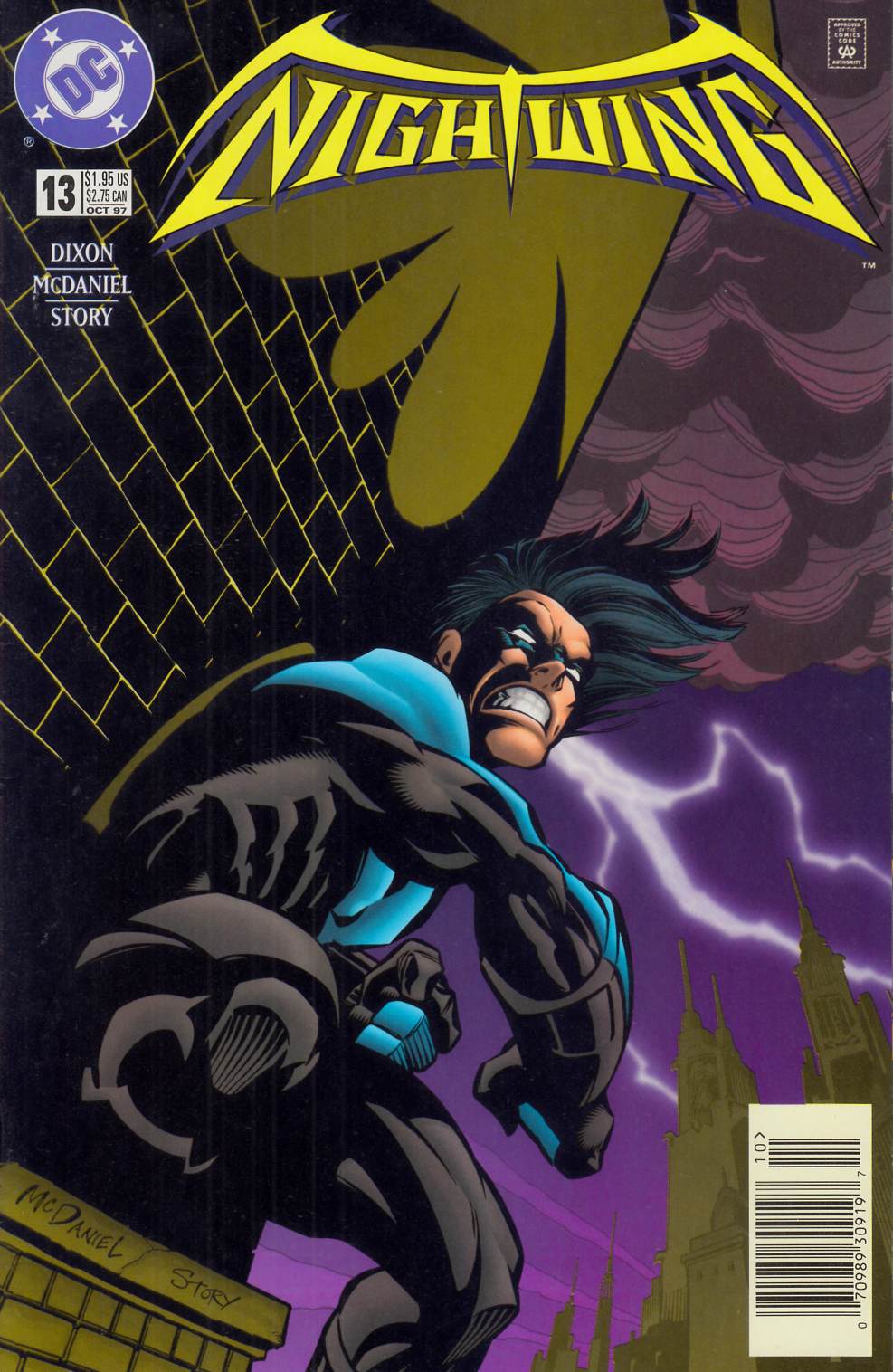 Nightwing #13 Newsstand Edition Very Fine (8.0) [DC Comic] LARGE