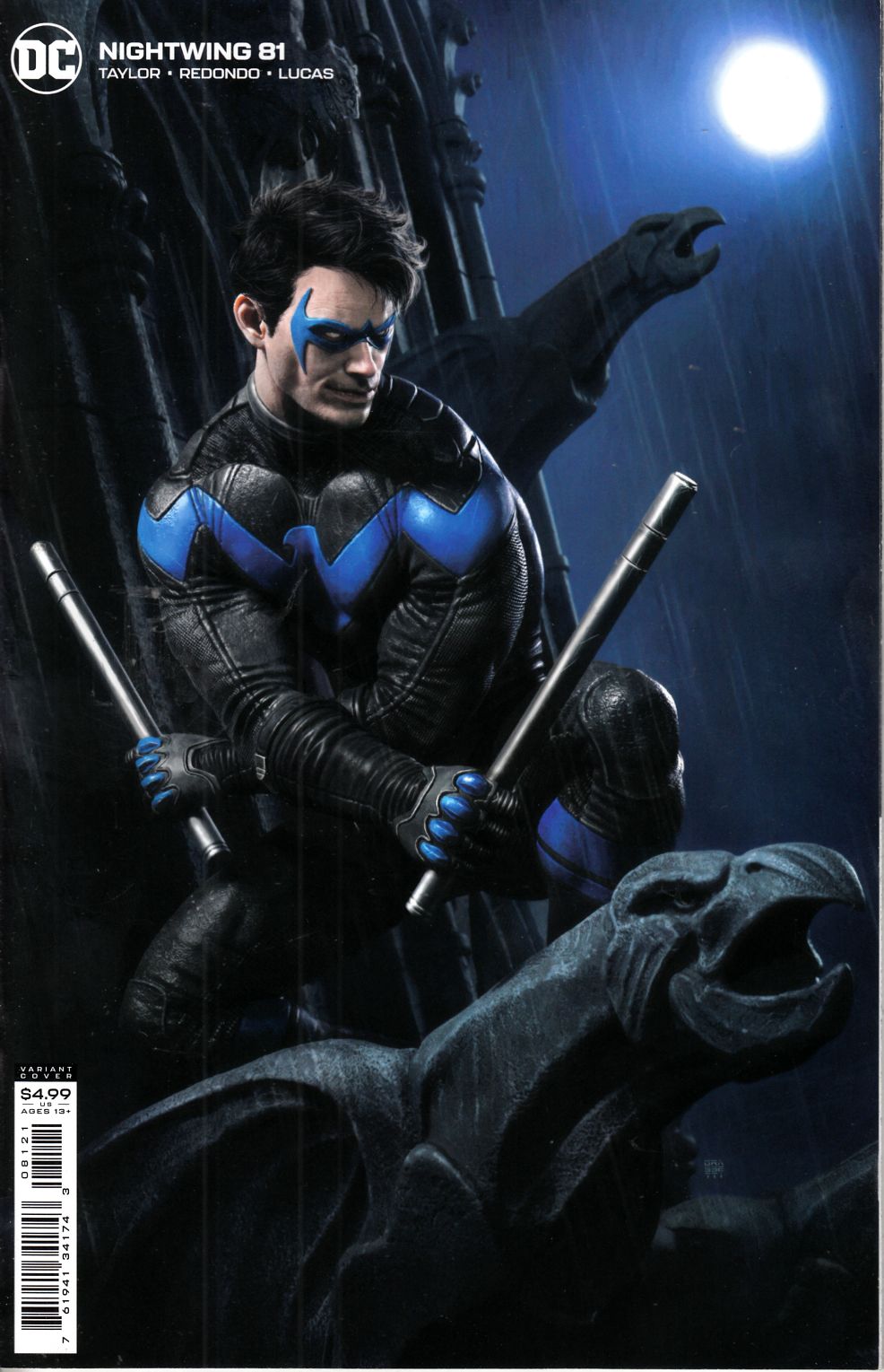 Nightwing #81 Grassetti Variant Cover Near Mint (9.4) [DC Comic] LARGE