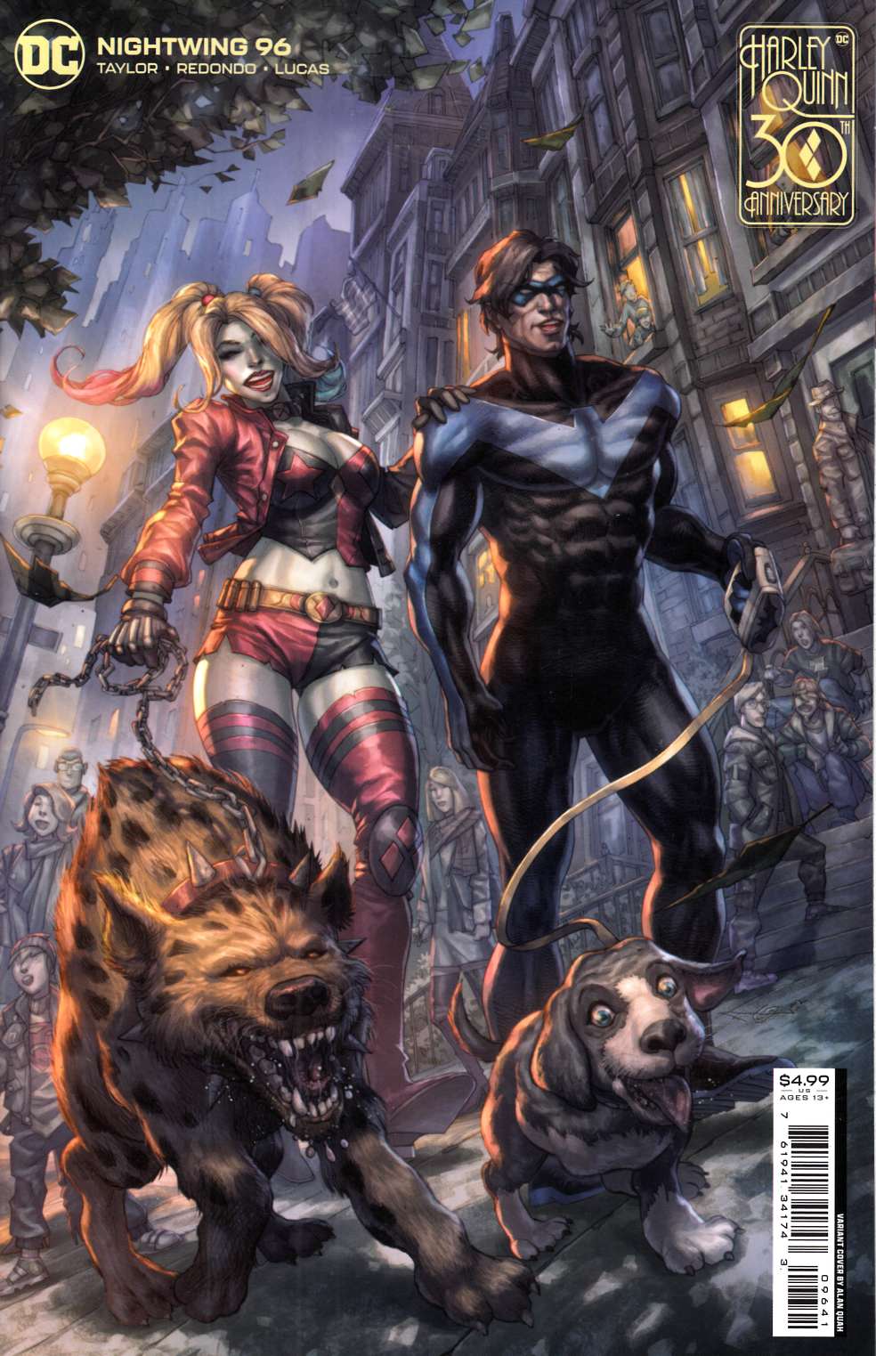 Nightwing #96 Quah Variant Cover Near Mint (9.4) [DC Comic] THUMBNAIL