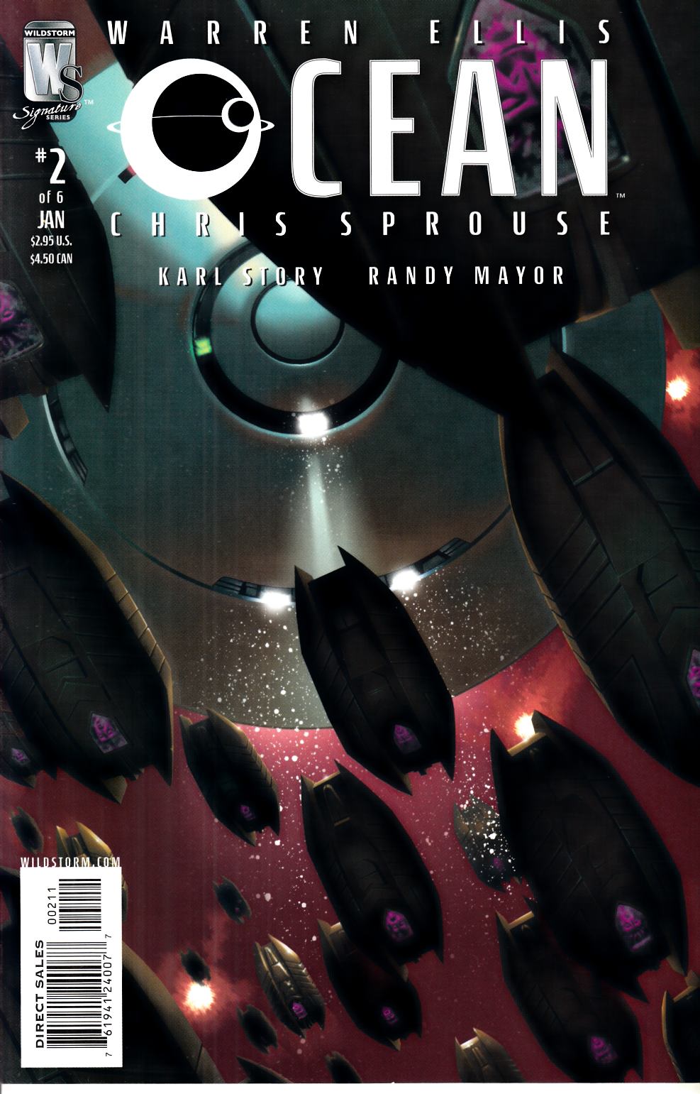 Ocean #2 Near Mint (9.4) [DC Comic] THUMBNAIL