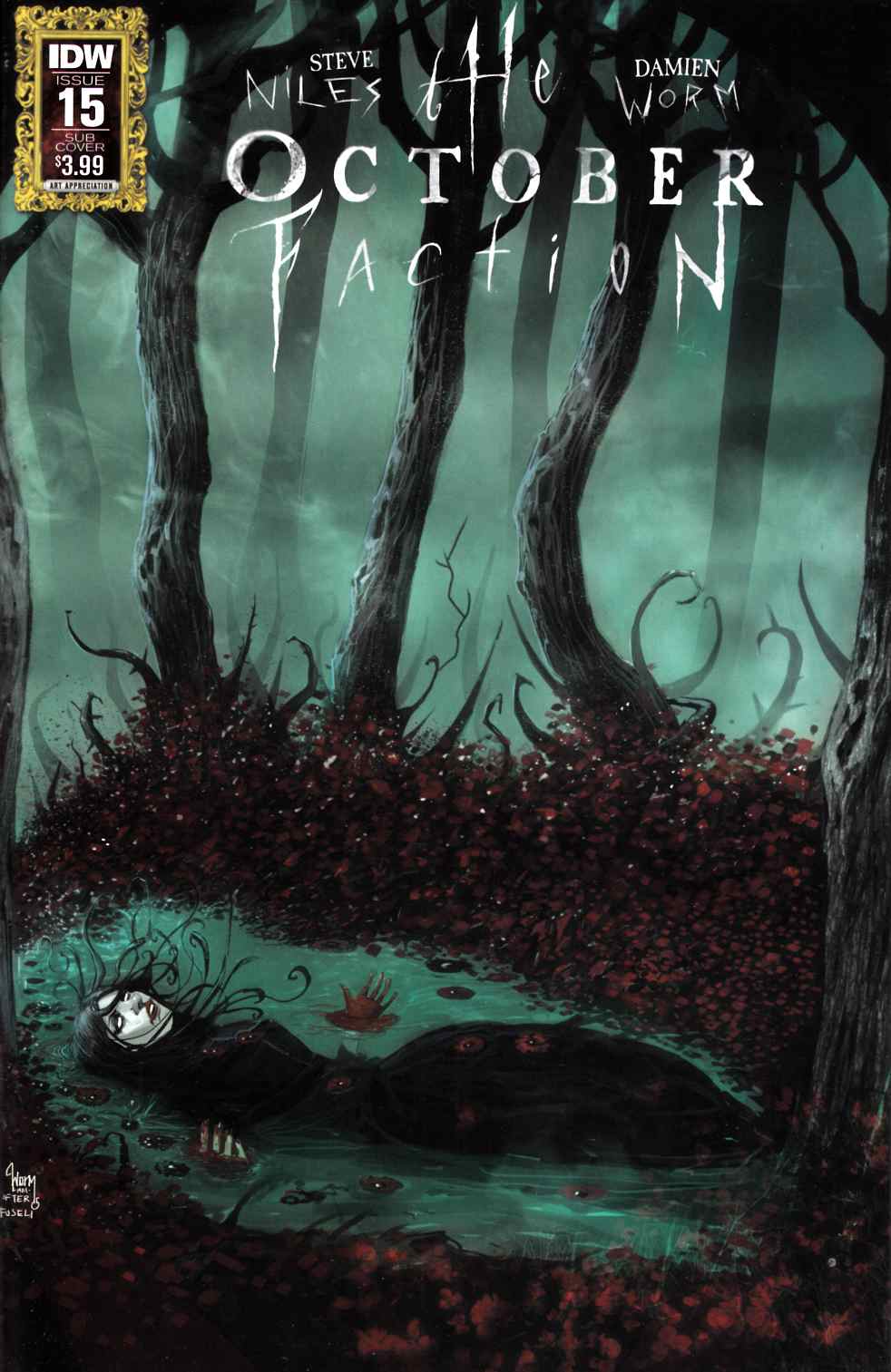 October Faction #15 Art Appreciation Variant Cover [IDW Comic] THUMBNAIL
