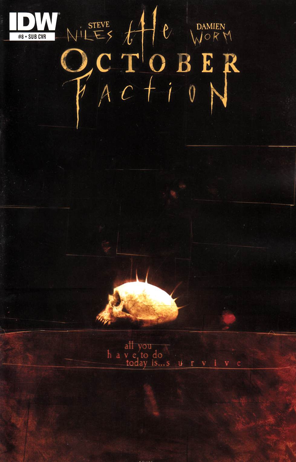 October Faction #8 Subscription Cover [IDW Comic] THUMBNAIL