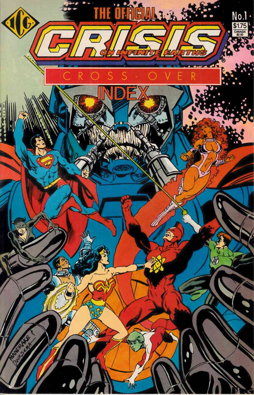 Official Crisis Crossover Index #1 Very Fine (8.0) [ICG Comic] THUMBNAIL