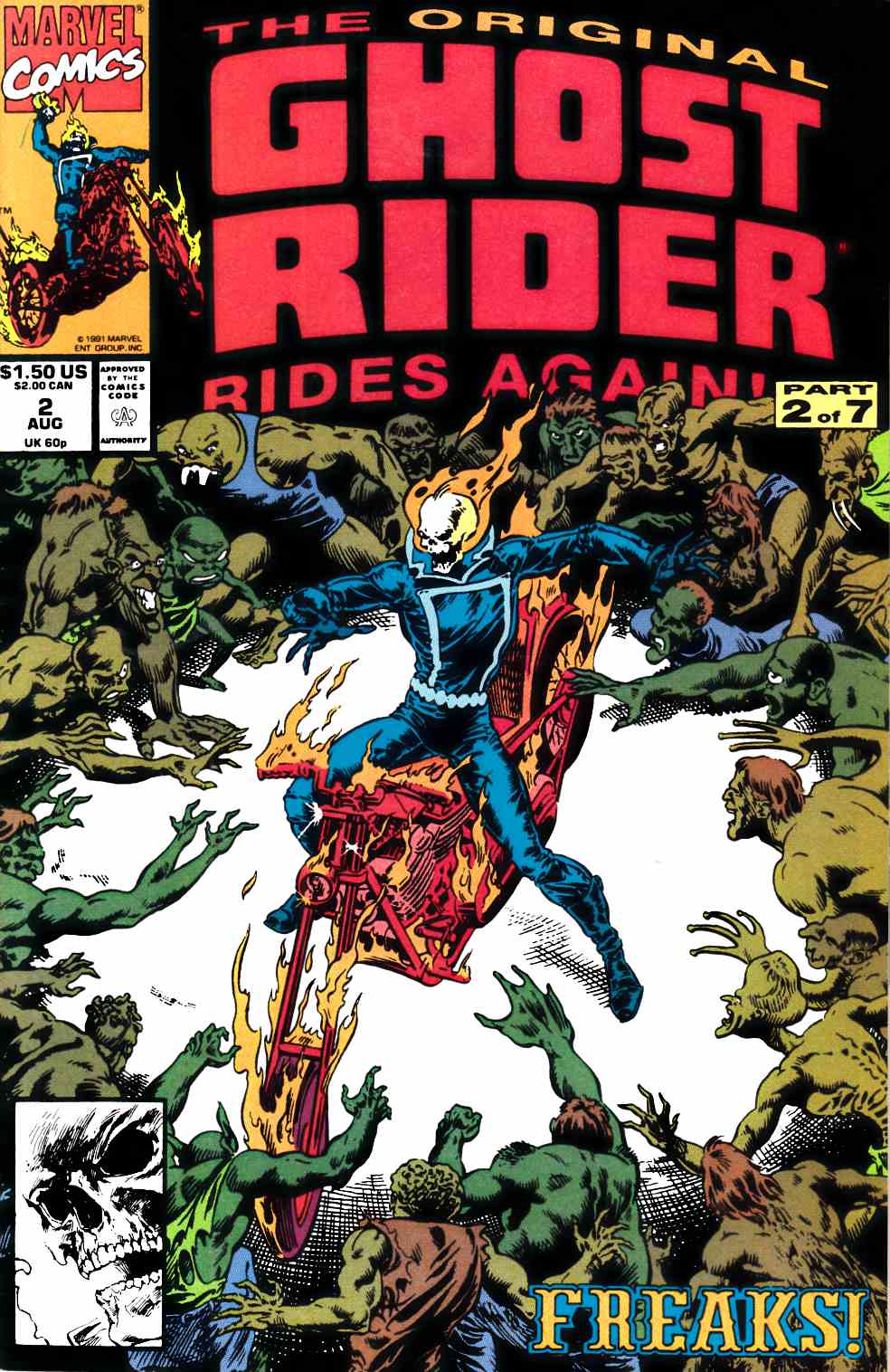 Original Ghost Rider Rides Again #2 Near Mint (9.4) [Marvel Comic] LARGE