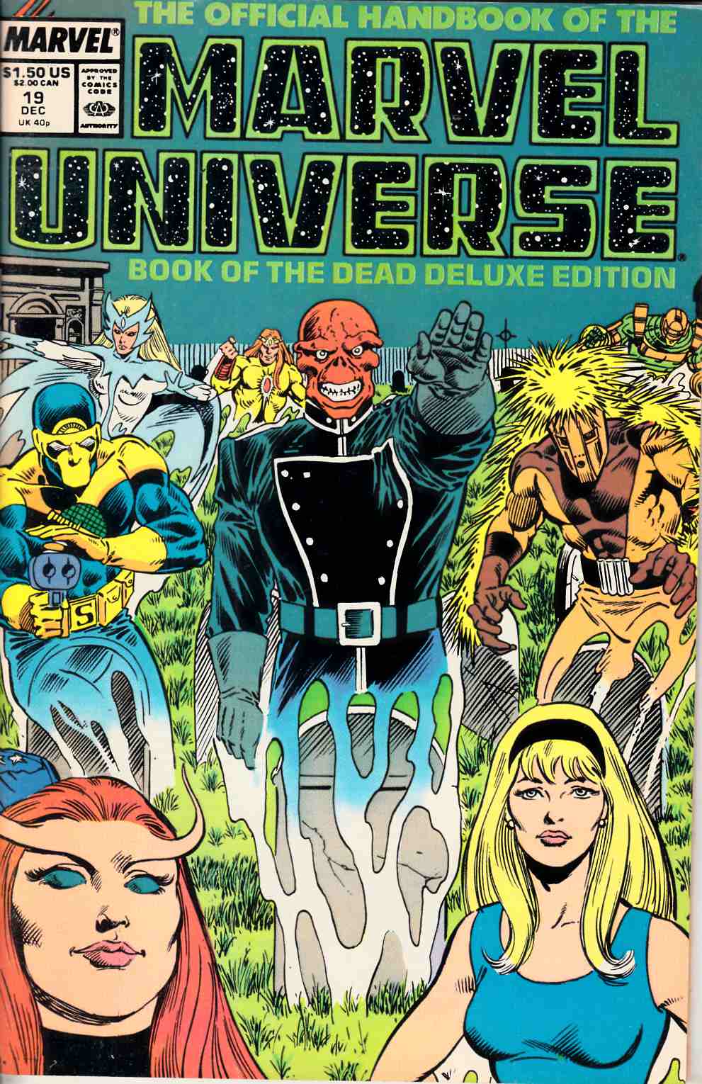 Official Handbook of the Marvel Universe #19 Deluxe Very Fine (8.0) [Marvel Comic] LARGE