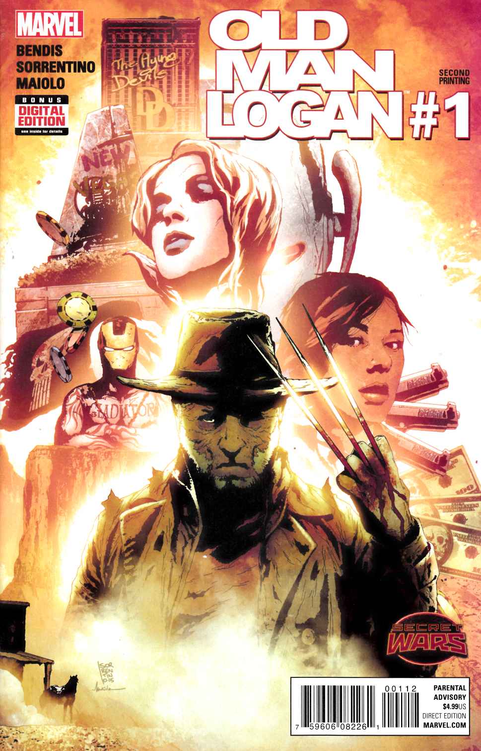 Old Man Logan #1 Second Printing [Marvel Comic] THUMBNAIL