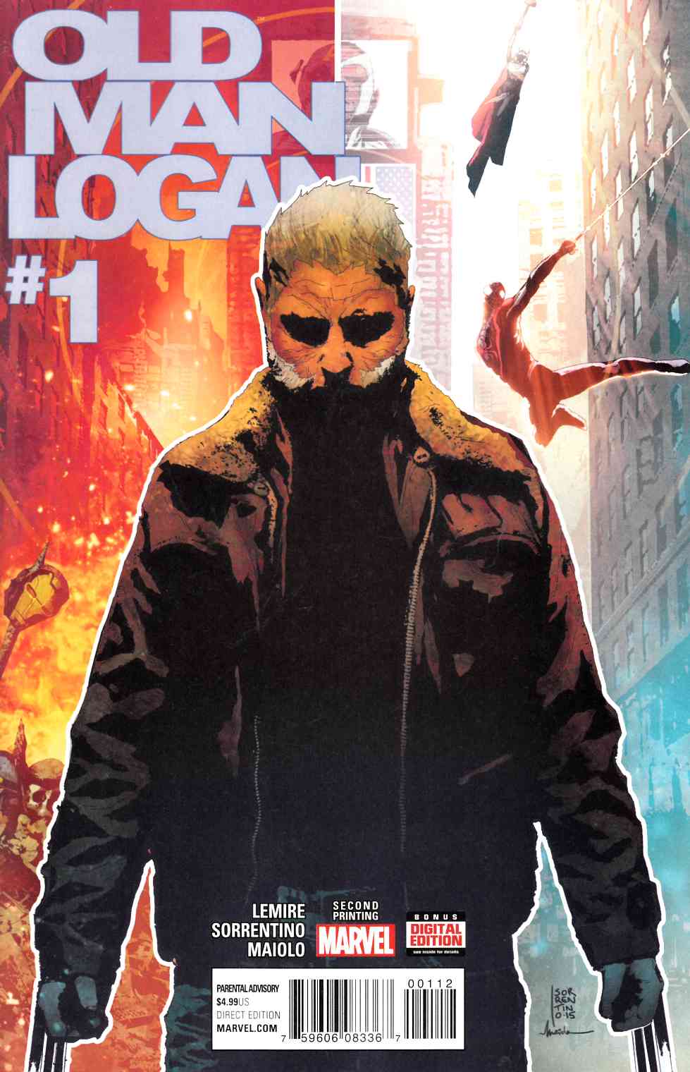 Old Man Logan #1 Second Printing [Marvel Comic] LARGE