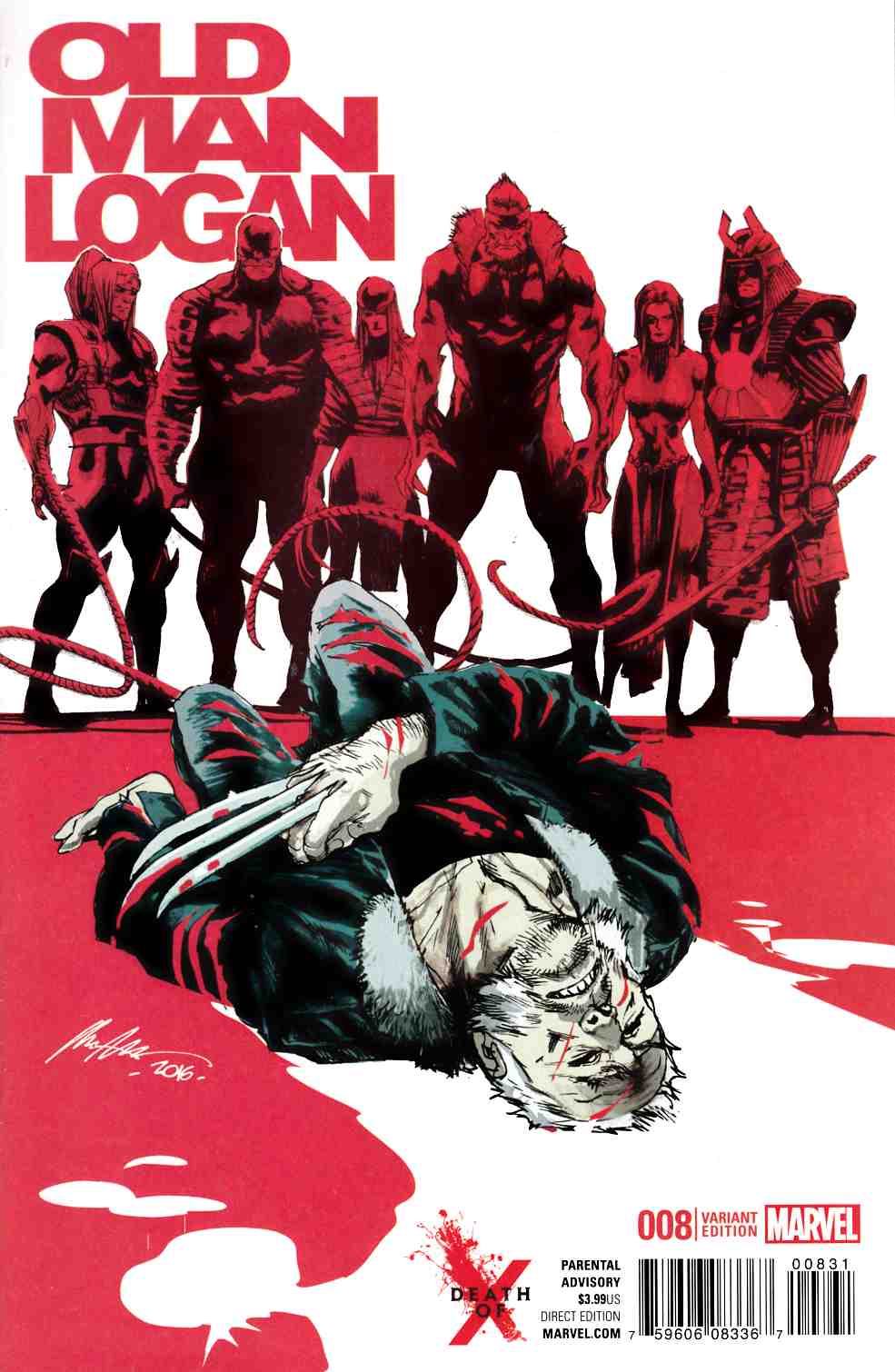 Old Man Logan #8 Death Of X Variant Cover [Marvel Comic] THUMBNAIL