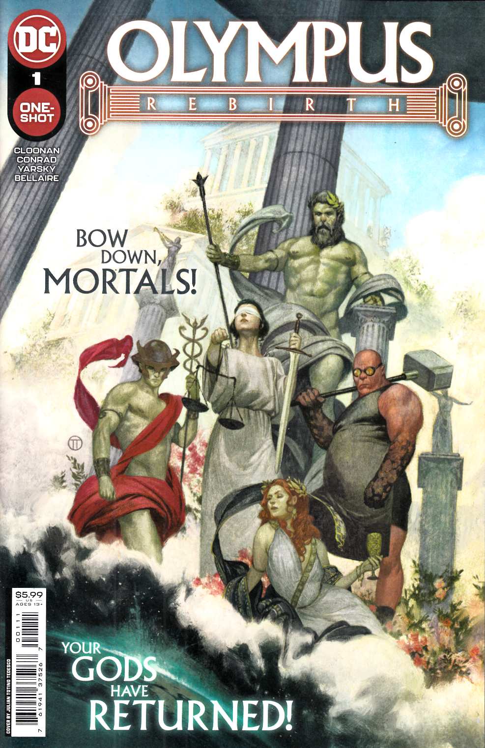 Olympus Rebirth #1 Near Mint (9.4) [DC Comic] LARGE